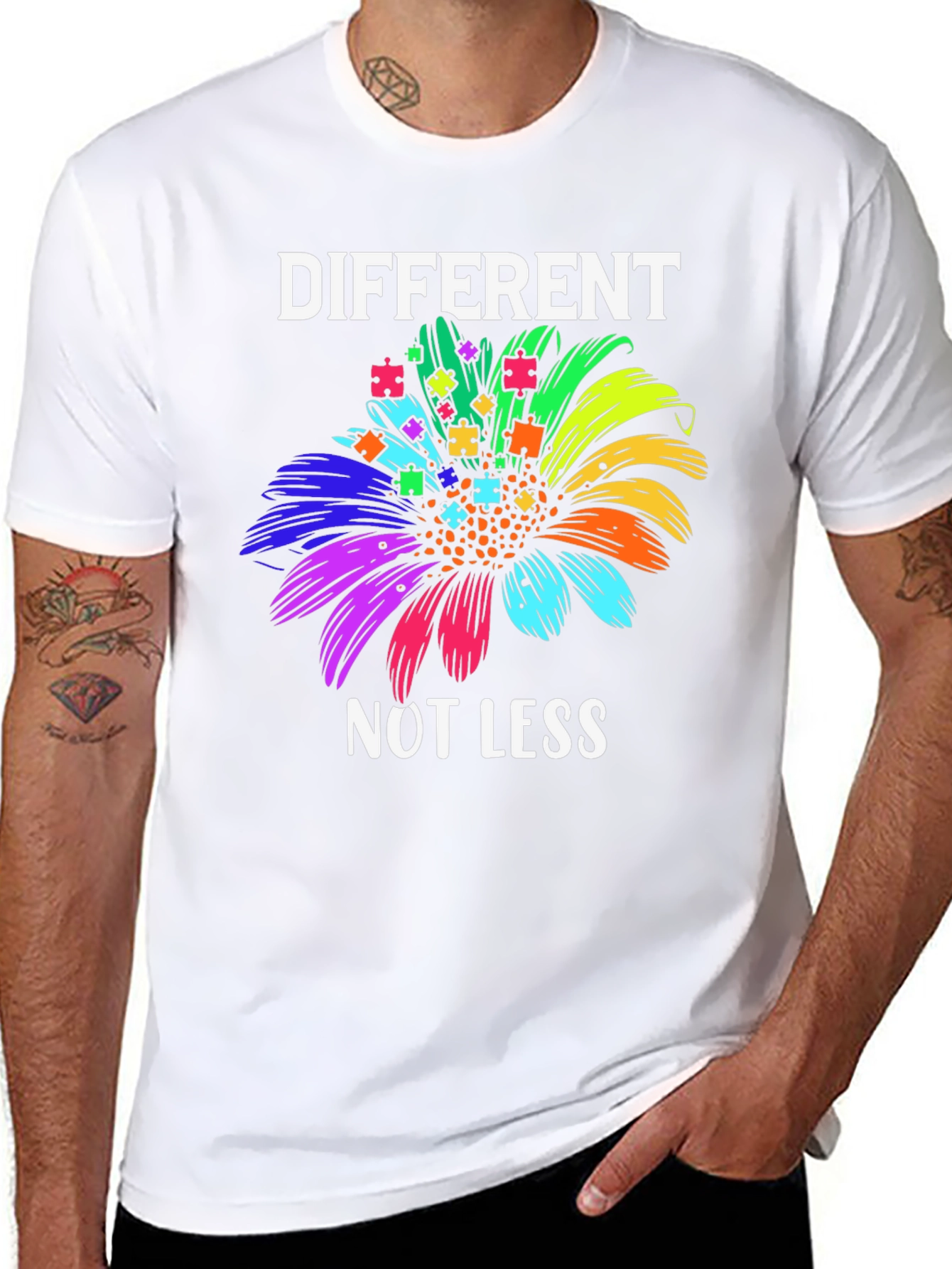 Autism Awareness T-Shirt - Different Not Less
