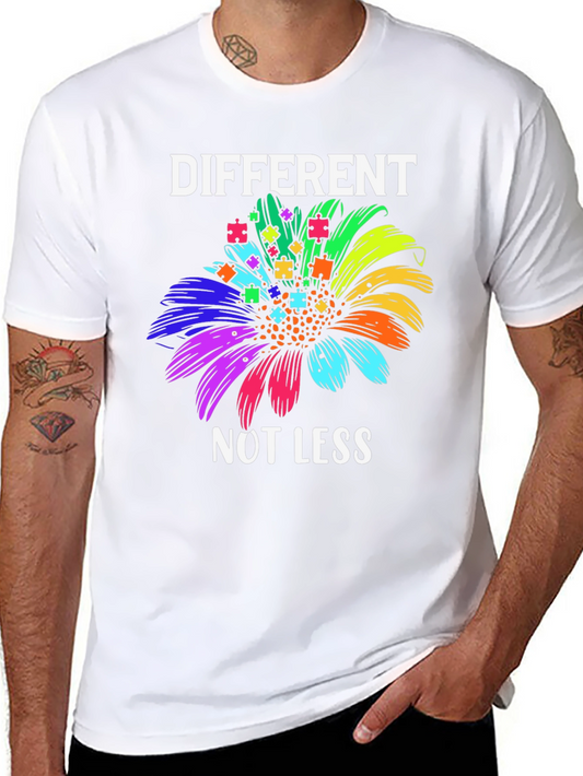 Autism Awareness T-Shirt - Different Not Less