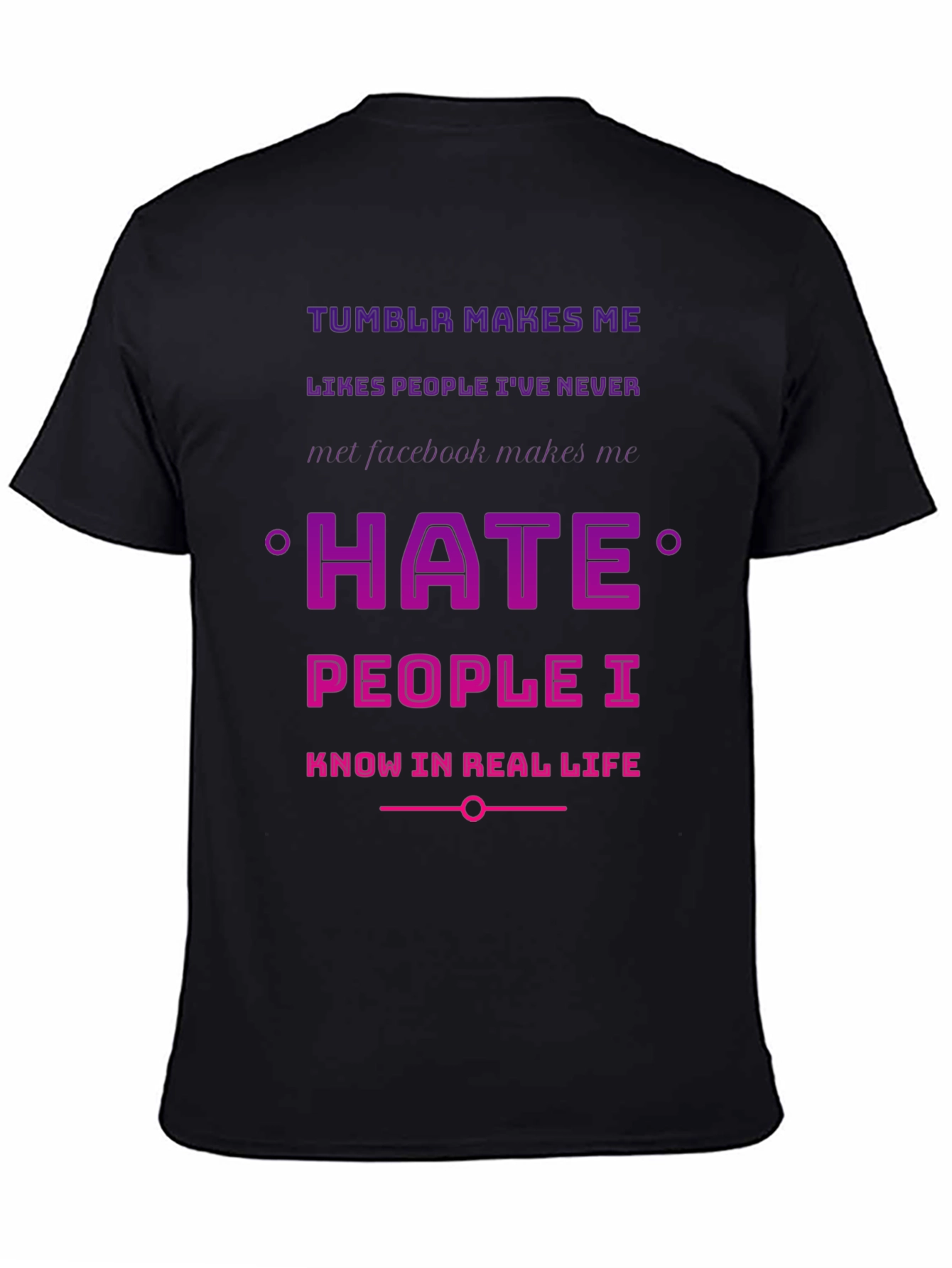 Tumblr vs Facebook Humor T-Shirt