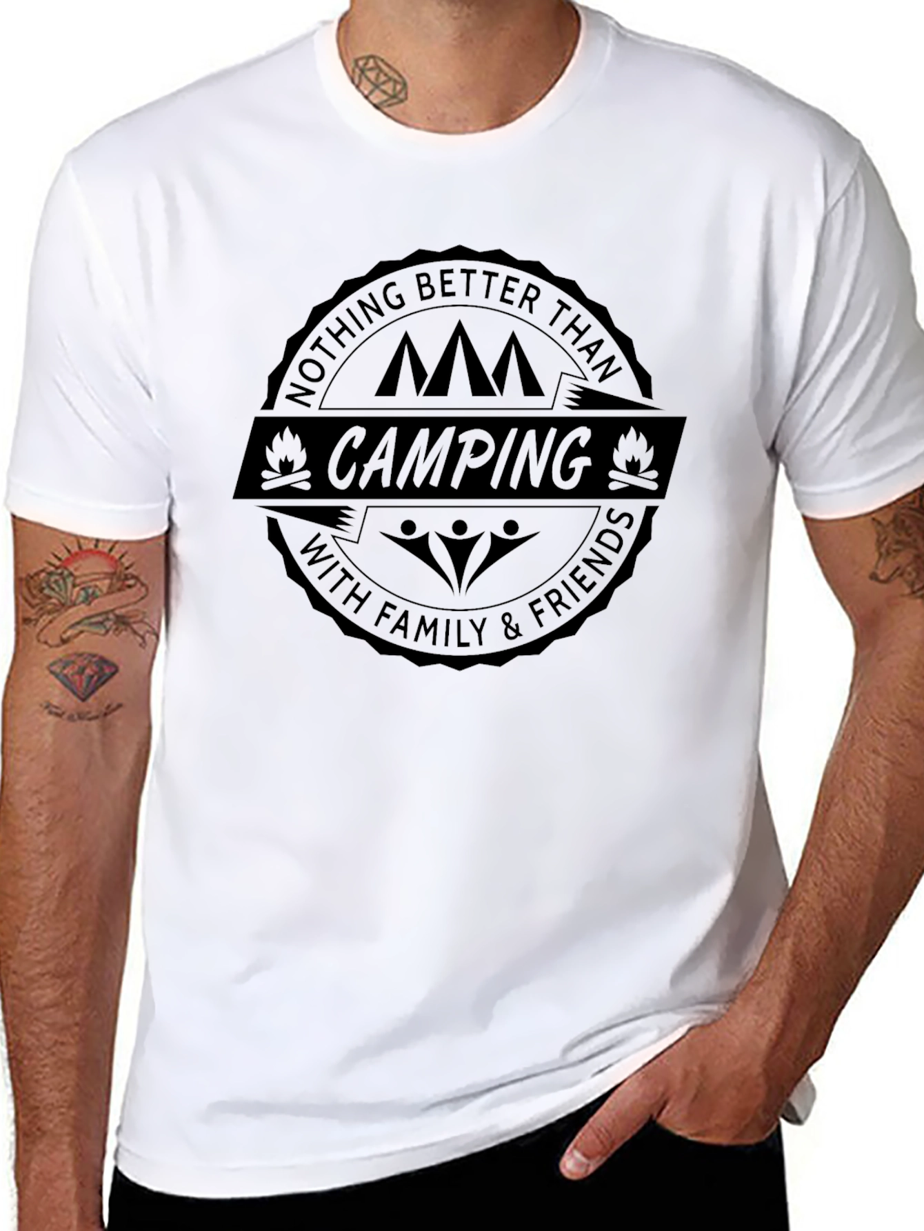 Camping With Family & Friends T-Shirt
