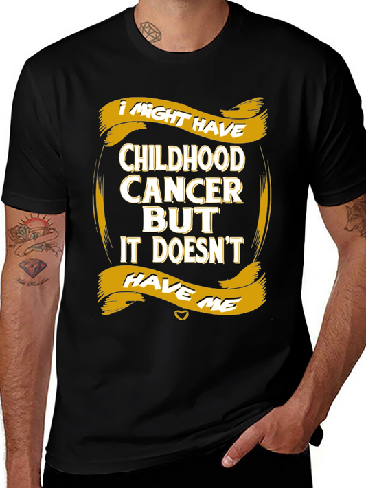 Childhood Cancer Awareness T-Shirt - It Doesnt Have Me
