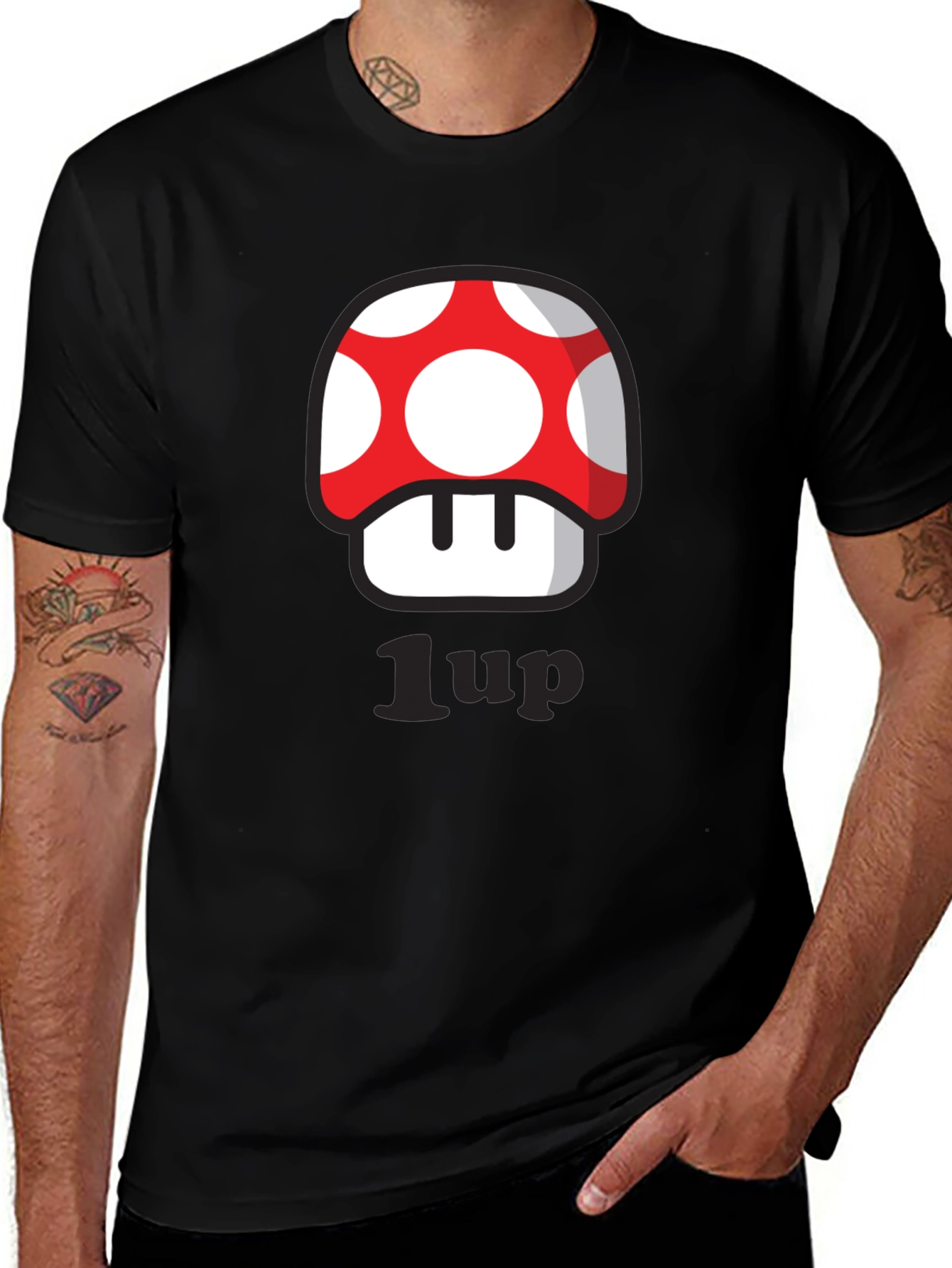 1-Up Mushroom T-Shirt - Gamer Style!