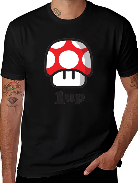 1-Up Mushroom T-Shirt - Gamer Style!