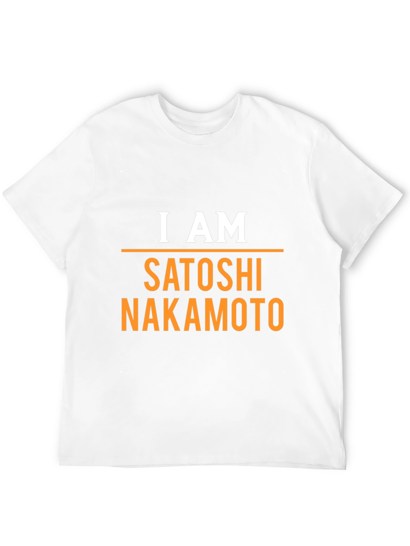 I Am Satoshi Nakamoto T-Shirt Bitcoin Crypto
