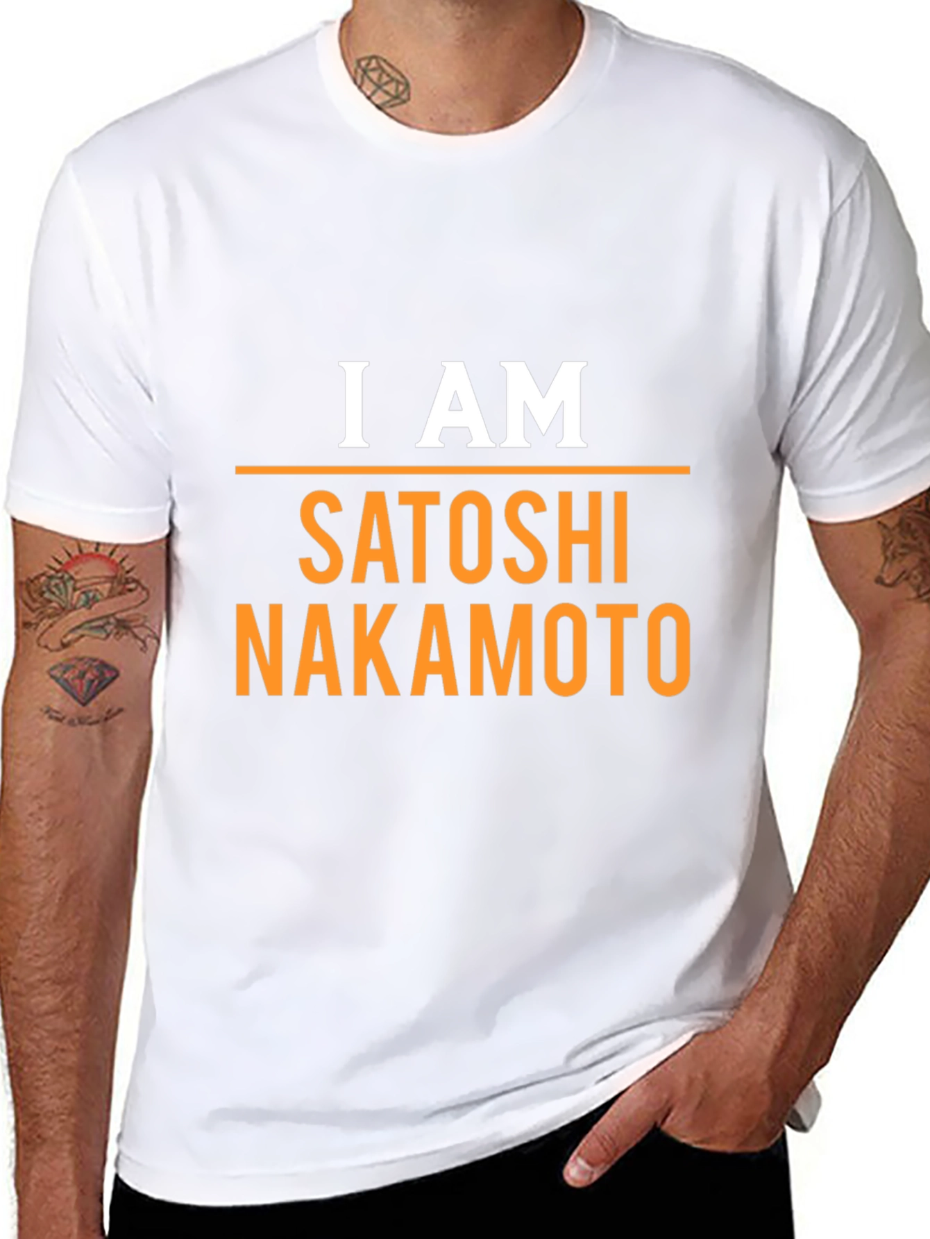 I Am Satoshi Nakamoto T-Shirt Bitcoin Crypto