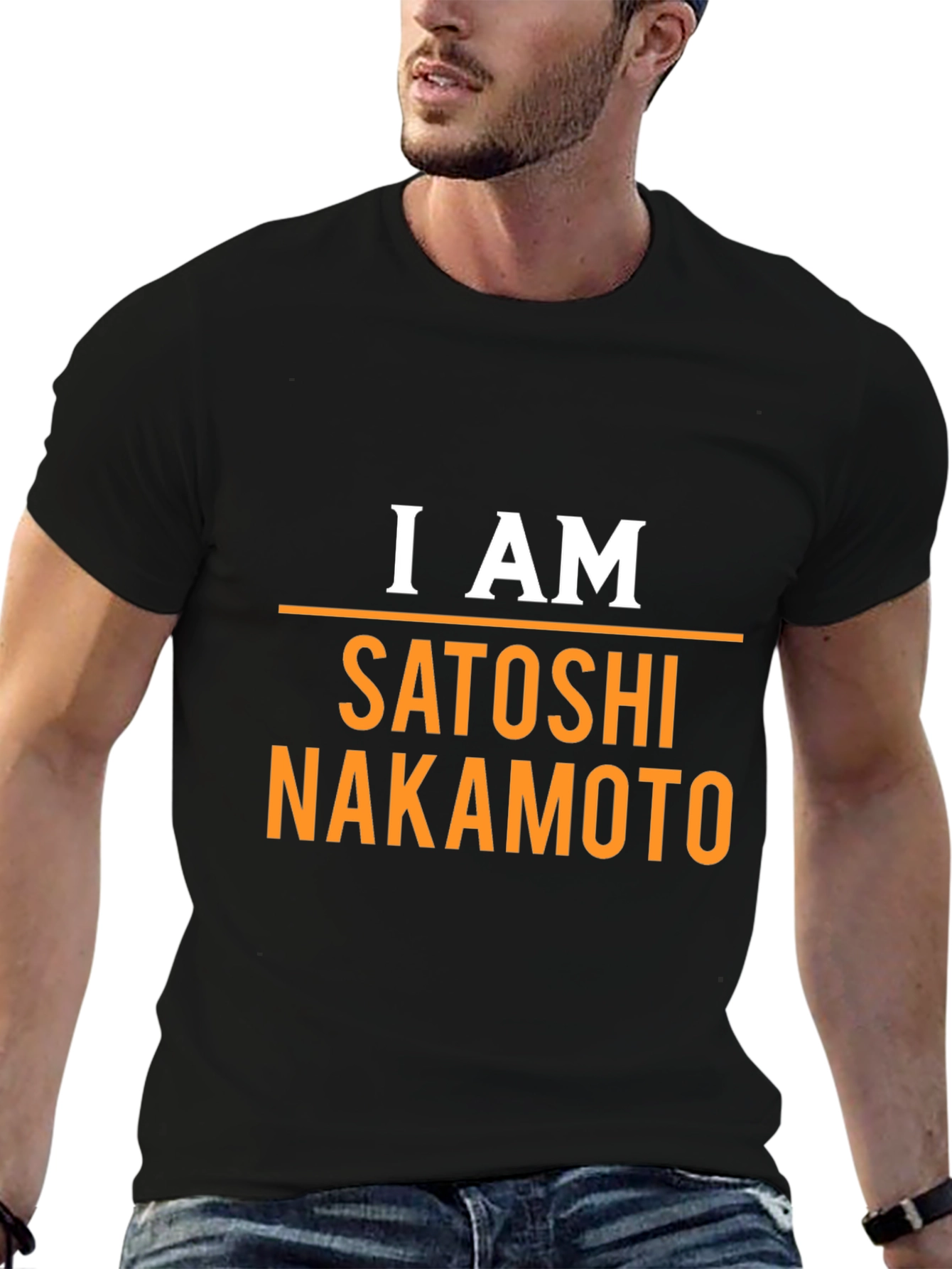 I Am Satoshi Nakamoto T-Shirt Bitcoin Crypto