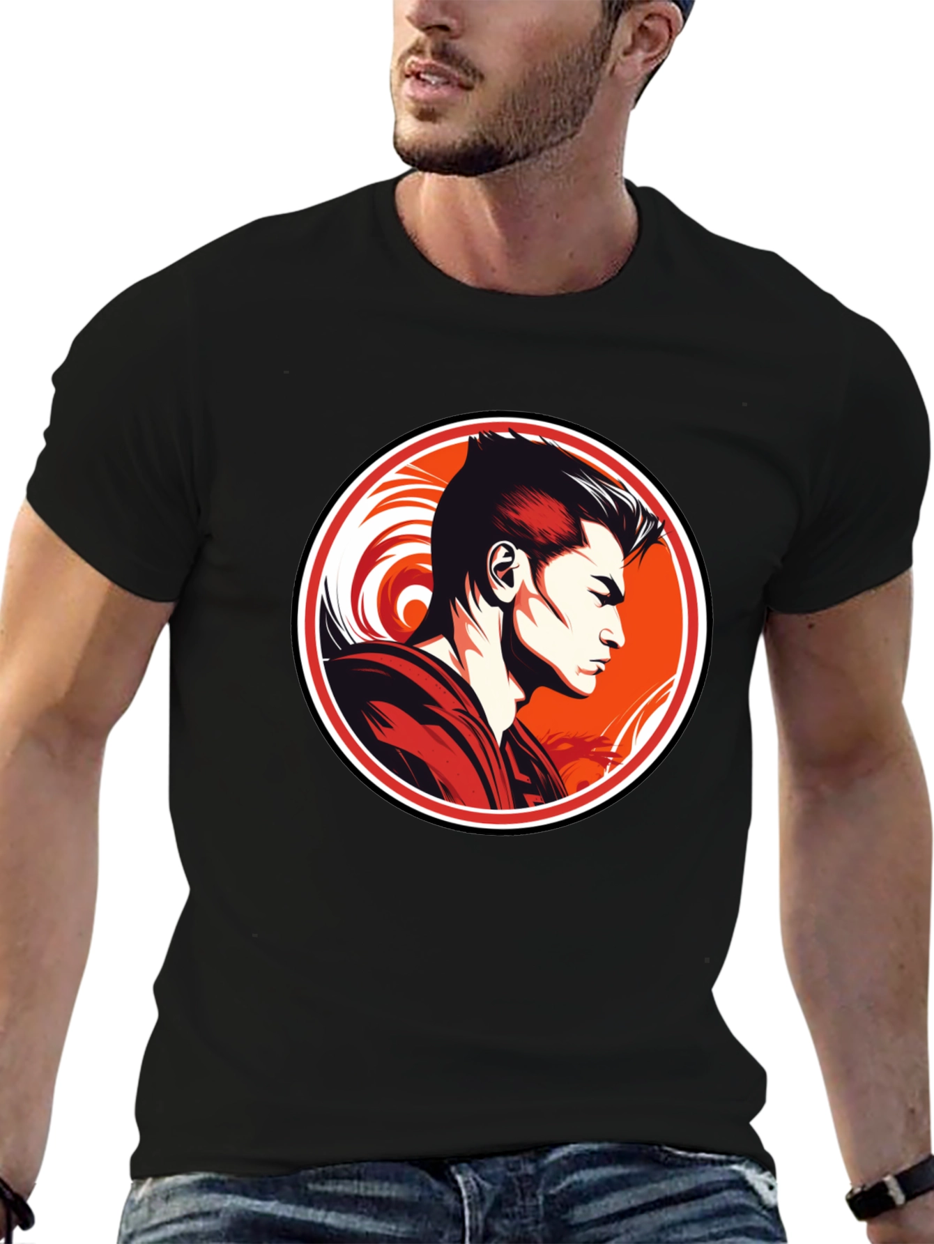 Graphic Tee - Cool Anime Style Design