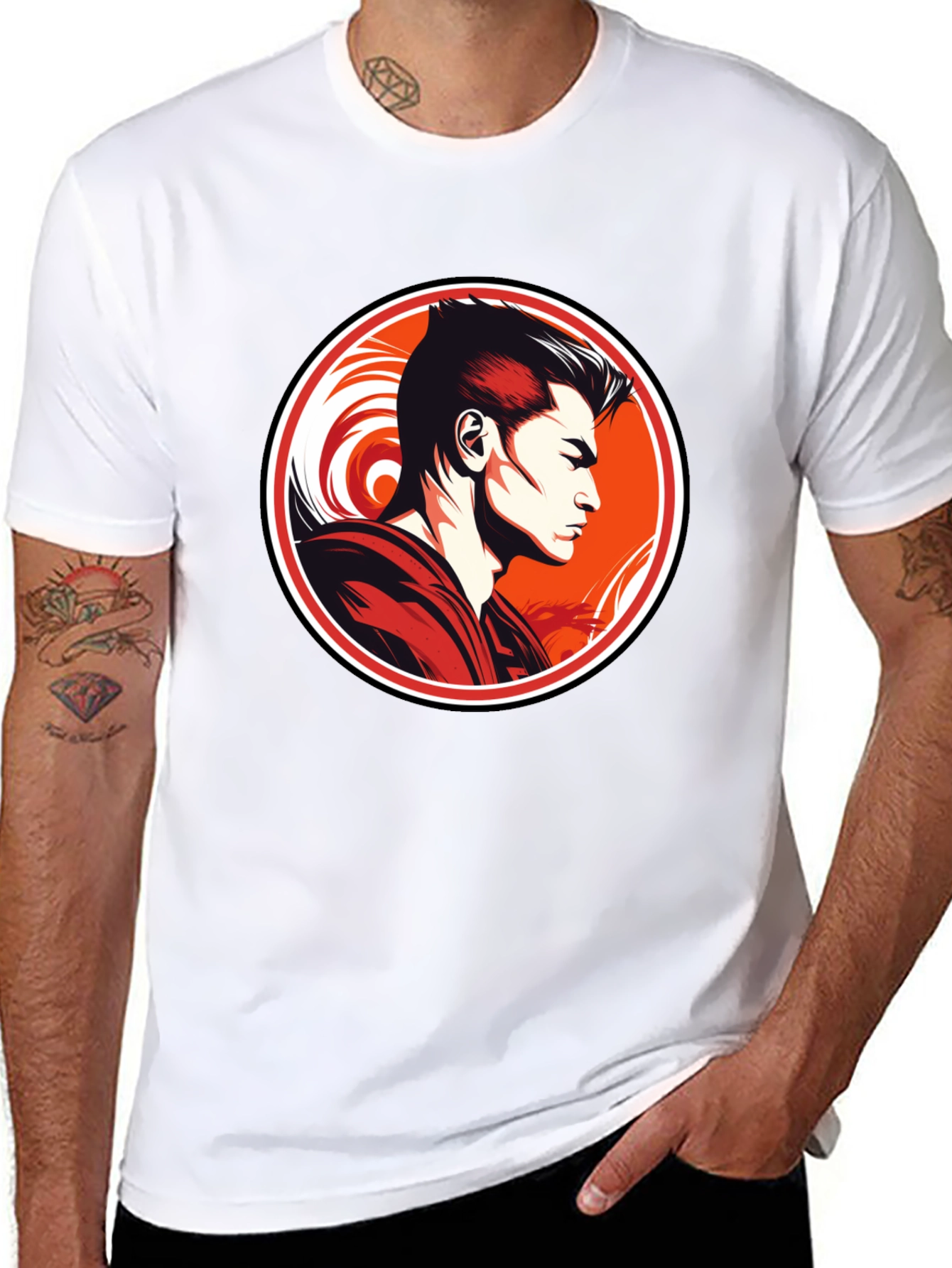 Graphic Tee - Cool Anime Style Design