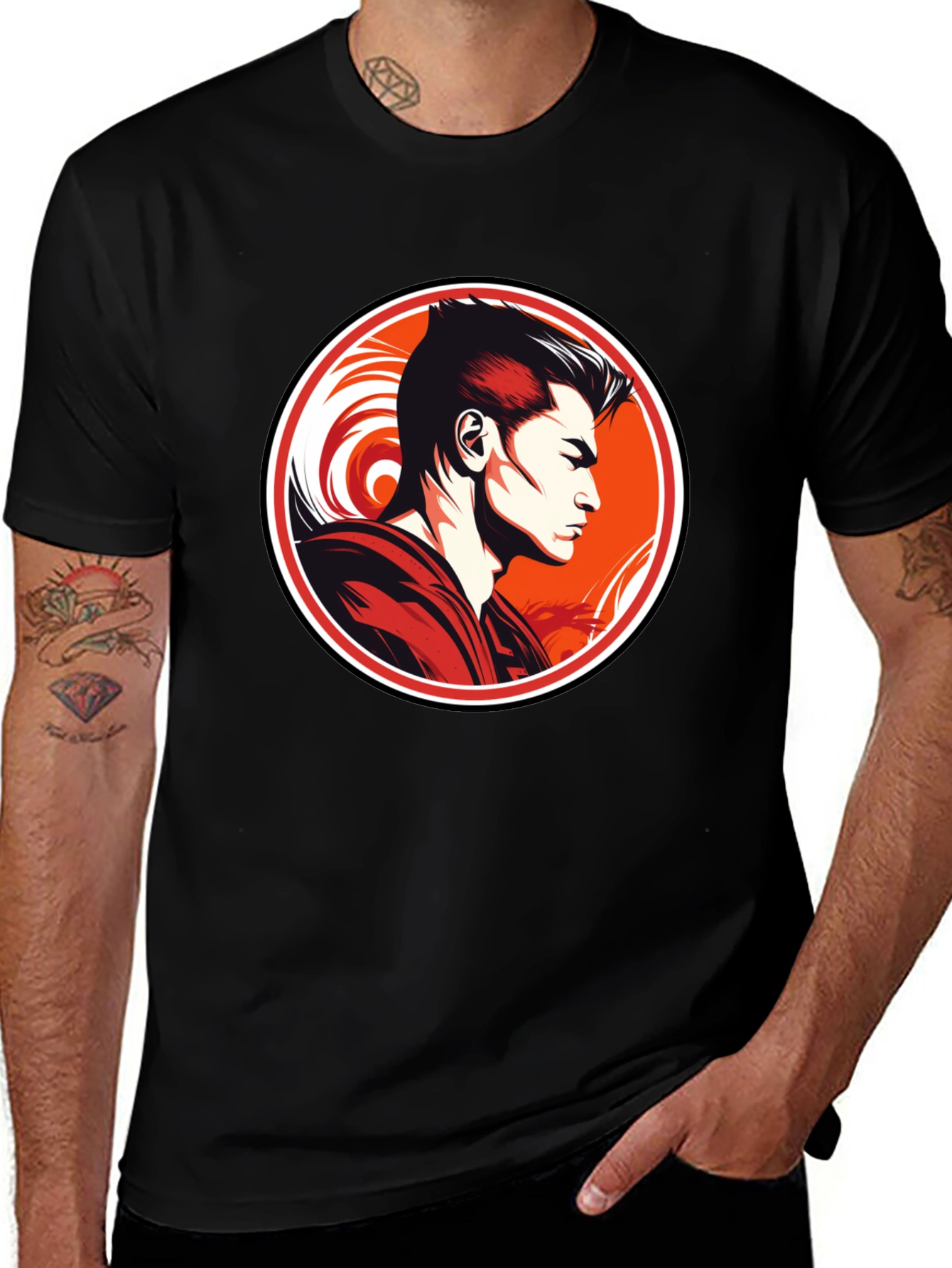 Graphic Tee - Cool Anime Style Design