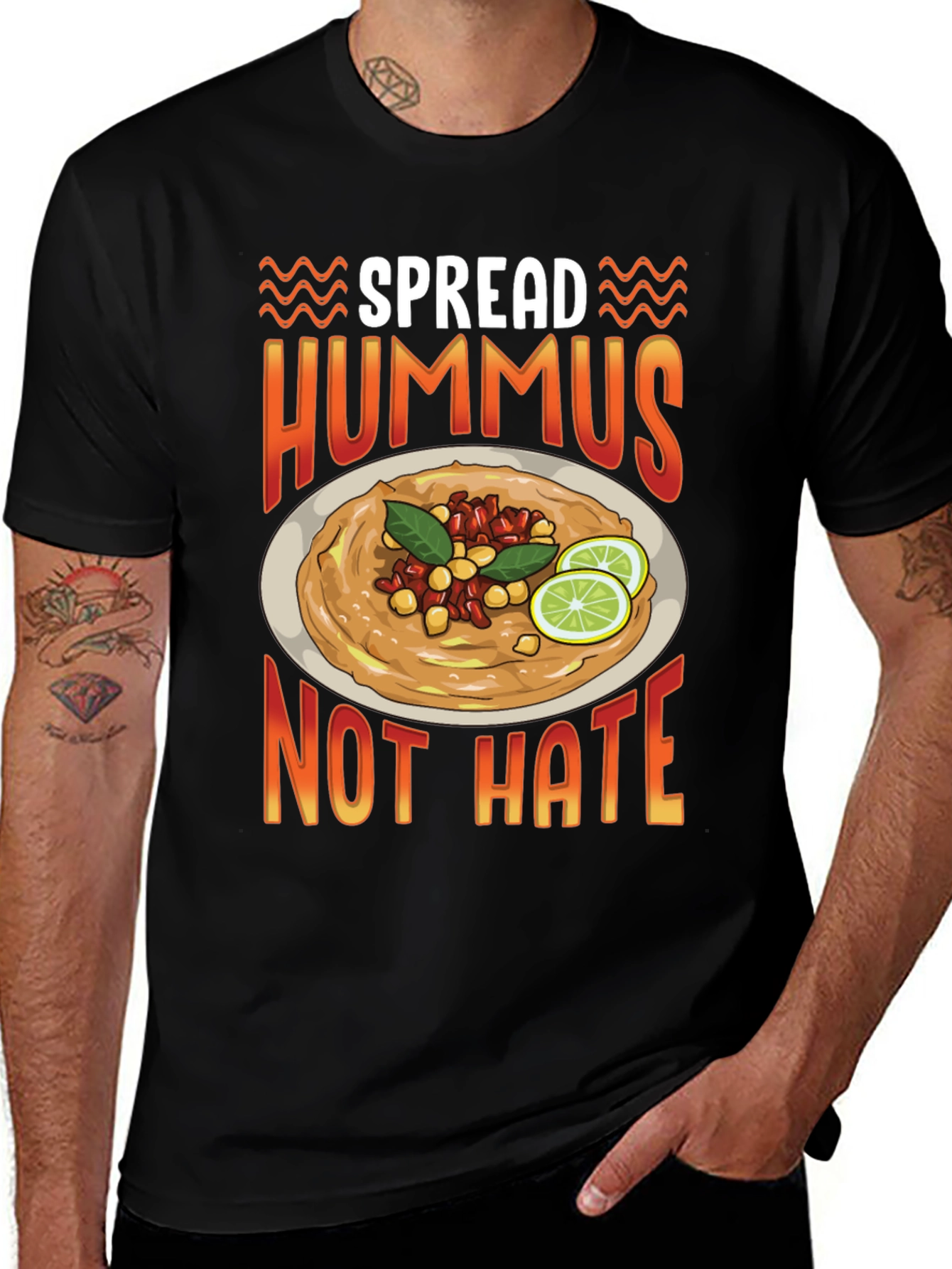 Spread Hummus Not Hate T-Shirt