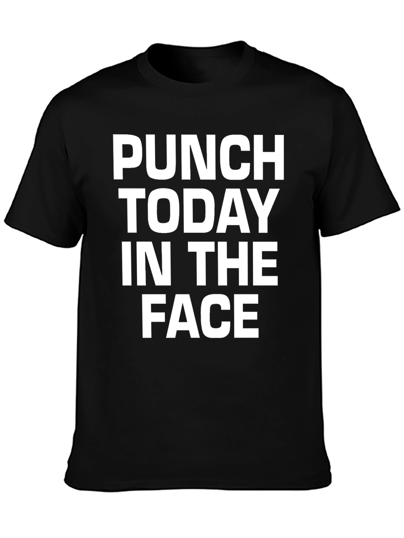 Punch Today in the Face Graphic Tee - Black