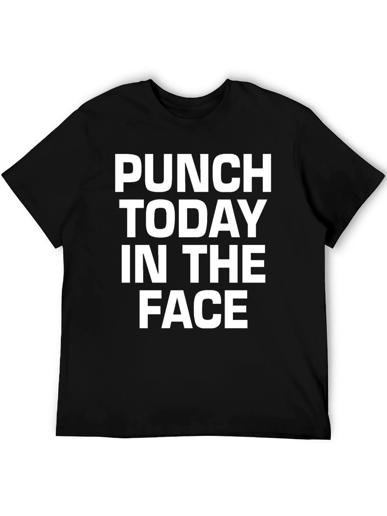 Punch Today in the Face Graphic Tee - Black