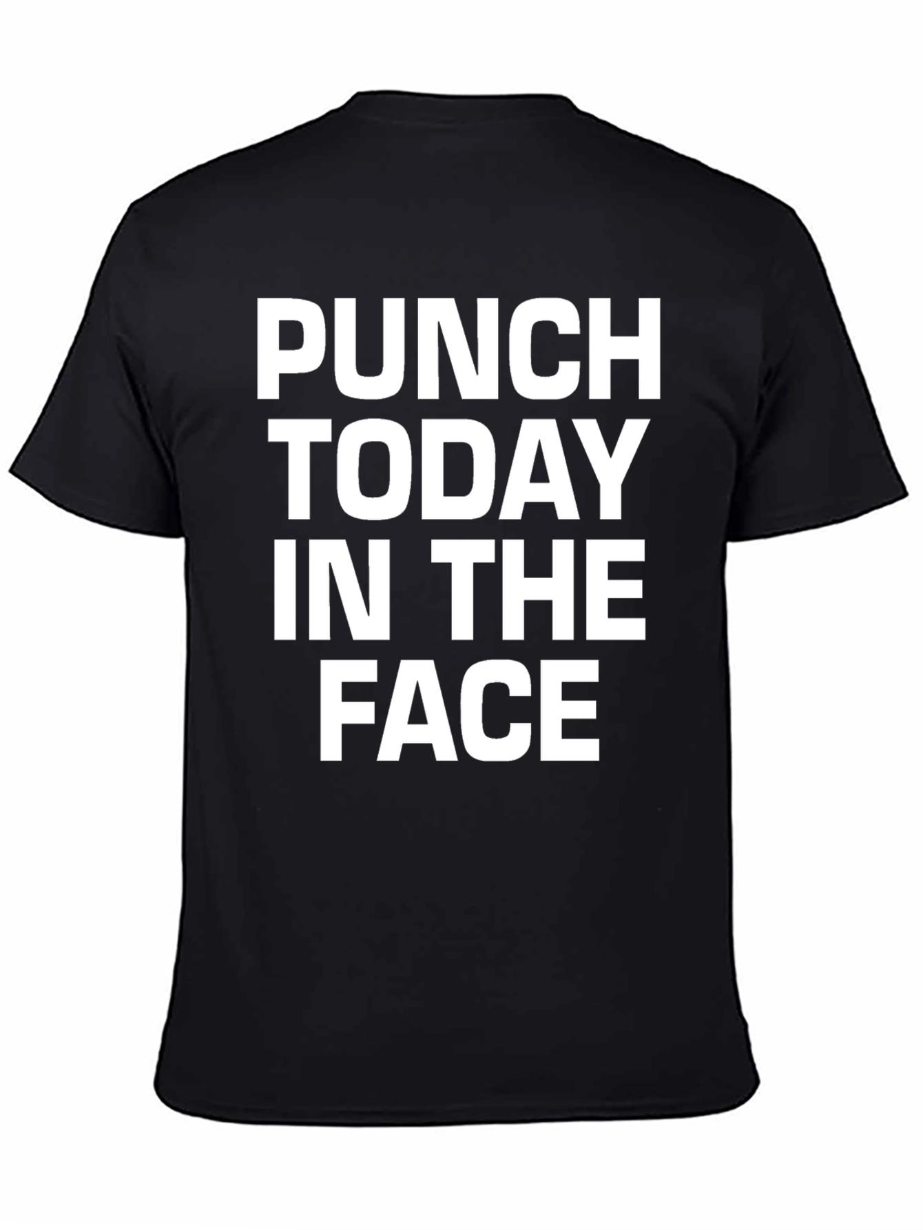 Punch Today in the Face Graphic Tee - Black