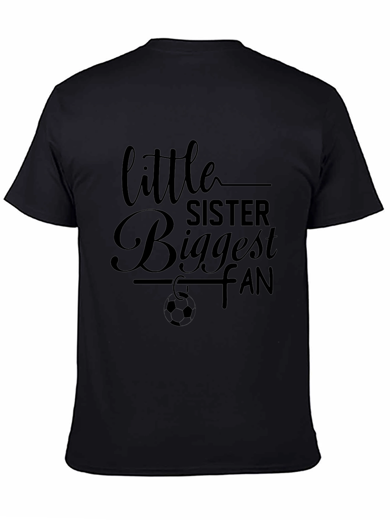 Little Sister Biggest Fan Graphic Tee