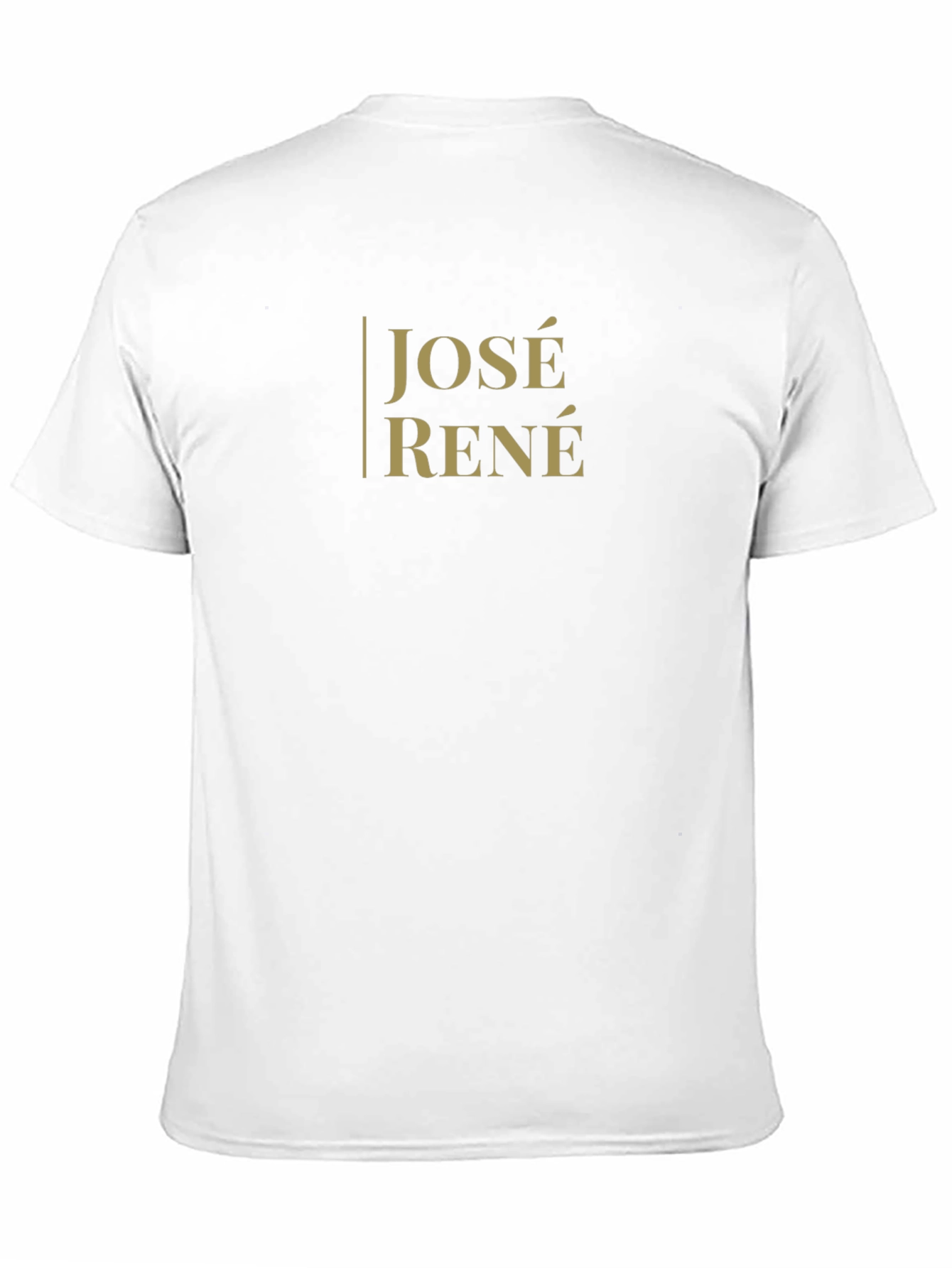 José René Black Graphic Tee - Stylish Unisex T-Shirt