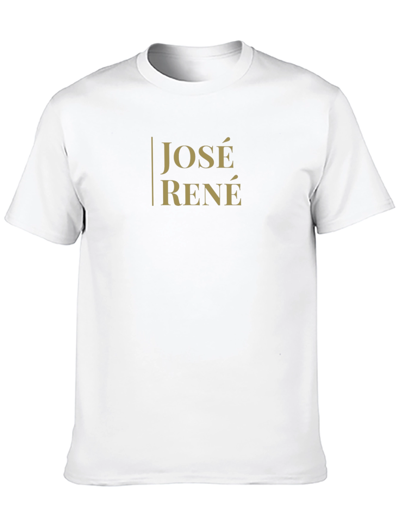 José René Black Graphic Tee - Stylish Unisex T-Shirt