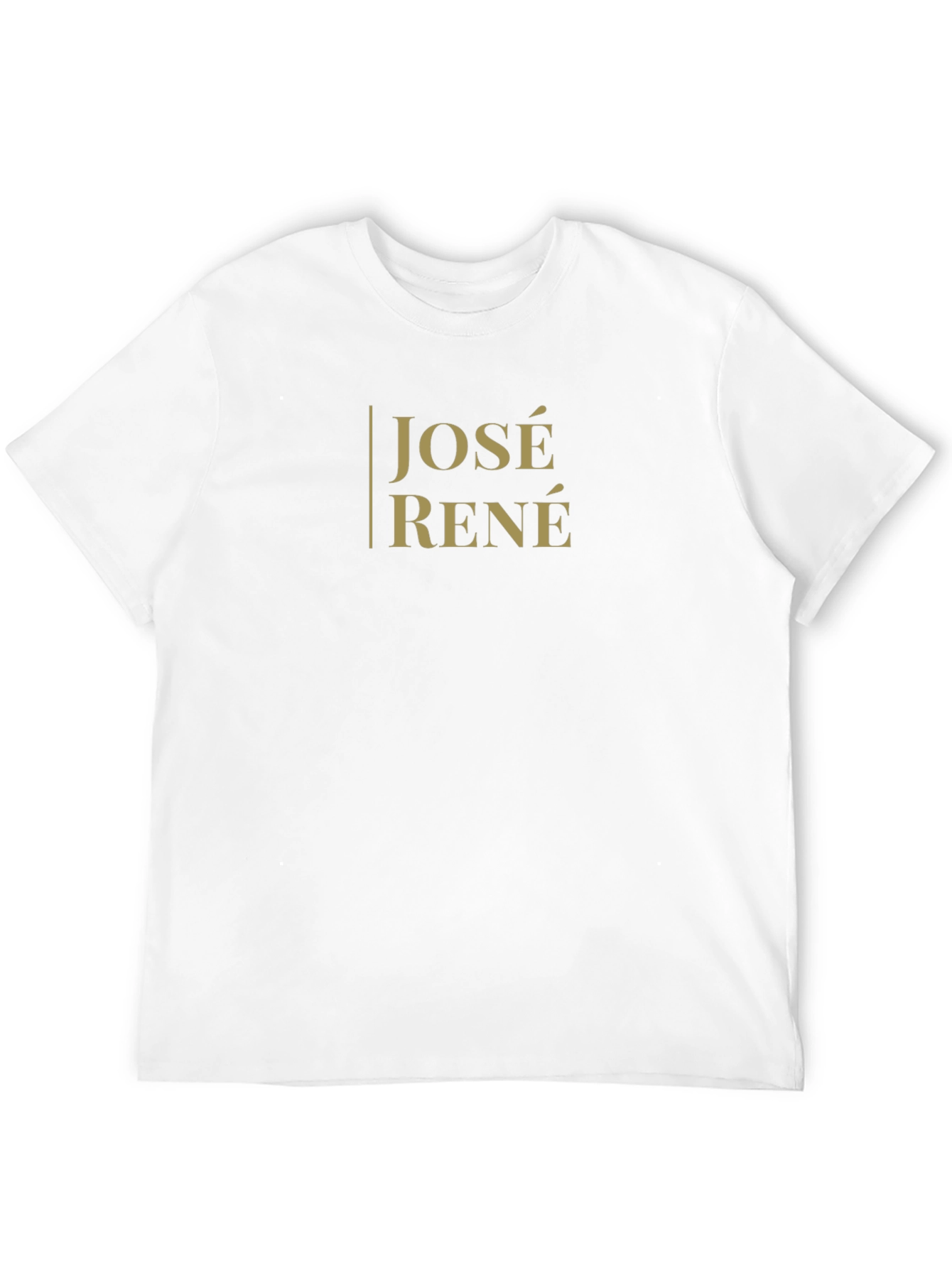 José René Black Graphic Tee - Stylish Unisex T-Shirt