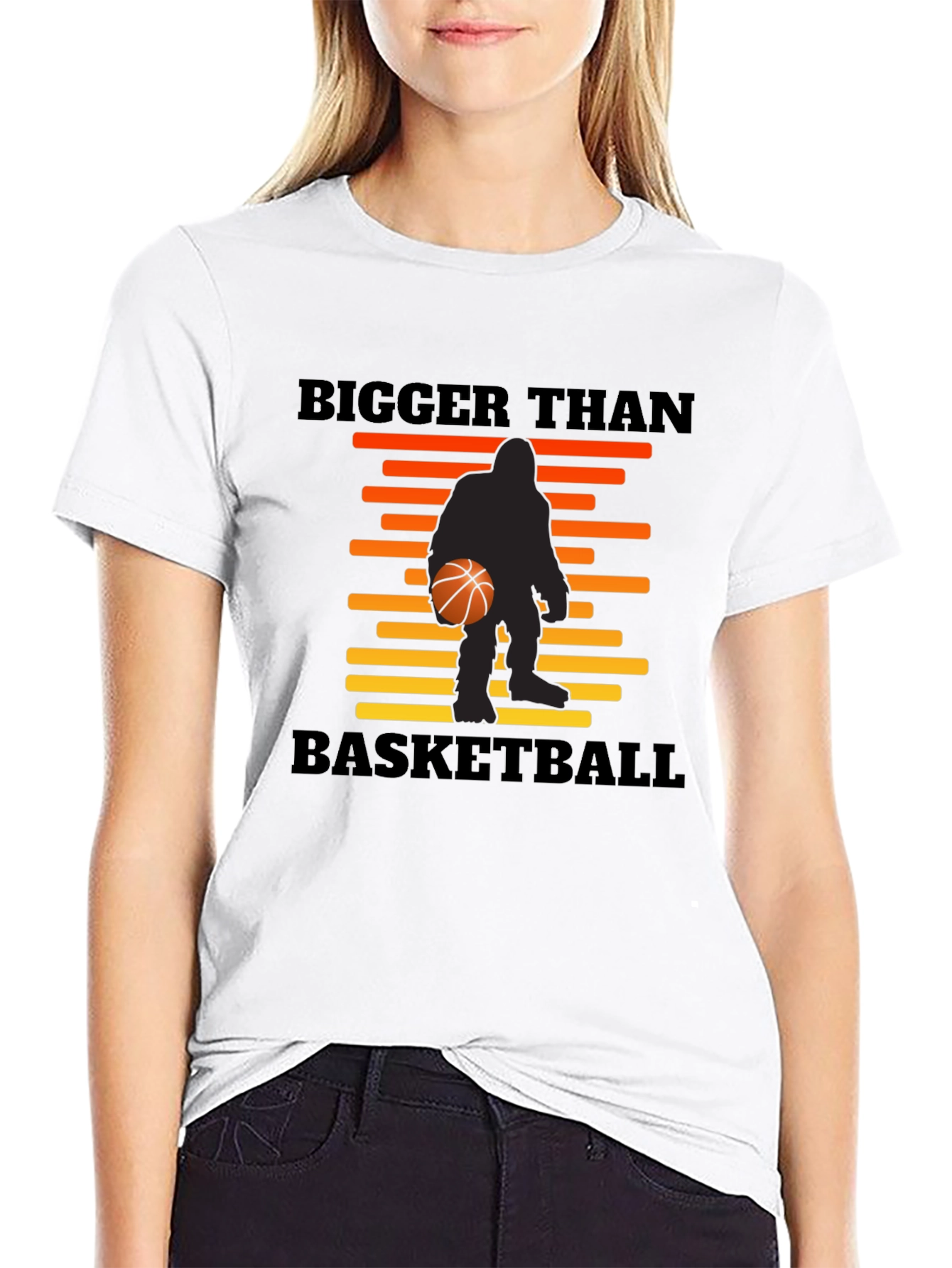 Bigger Than Basketball Sasquatch Graphic T-Shirt