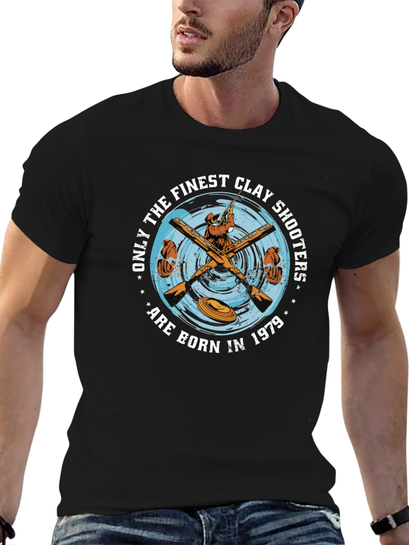 Finest Clay Shooters T-Shirt - Born in 1979