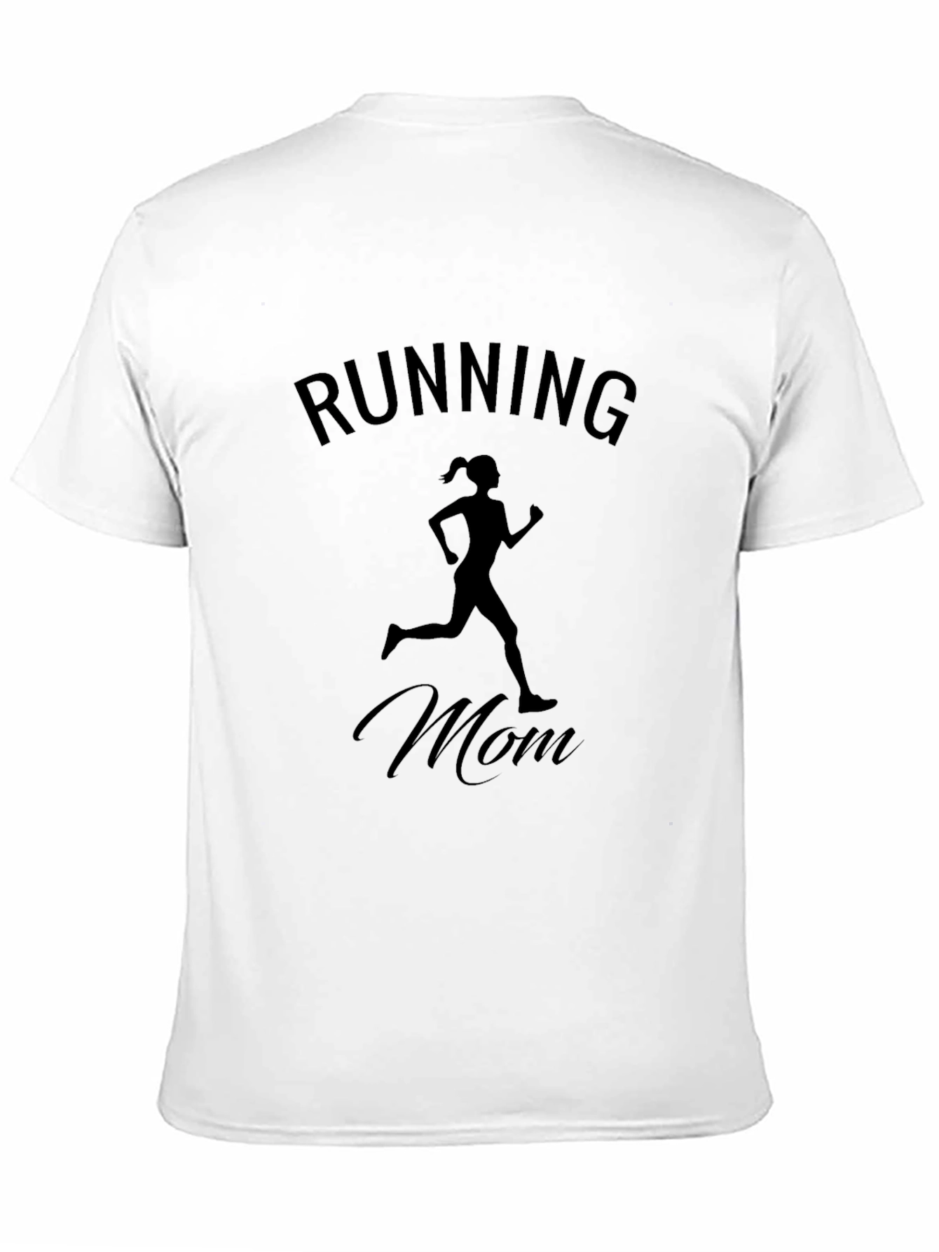 Running Mom Graphic Tee - Black Unisex Shirt