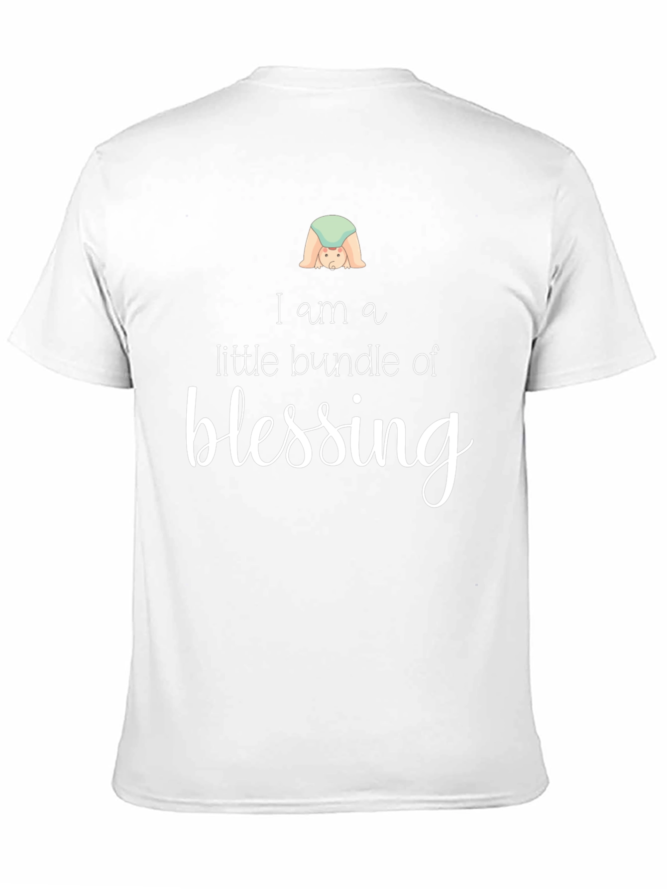 Little Bundle of Blessing Black T-Shirt