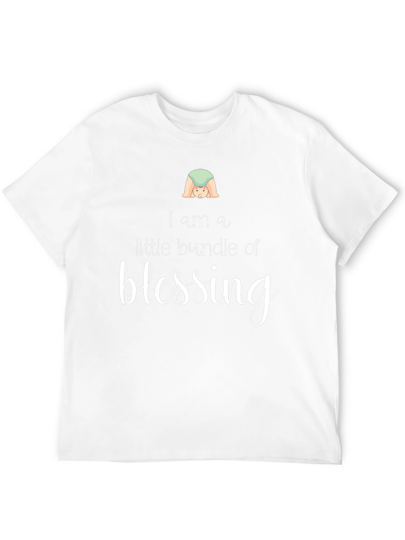 Little Bundle of Blessing Black T-Shirt