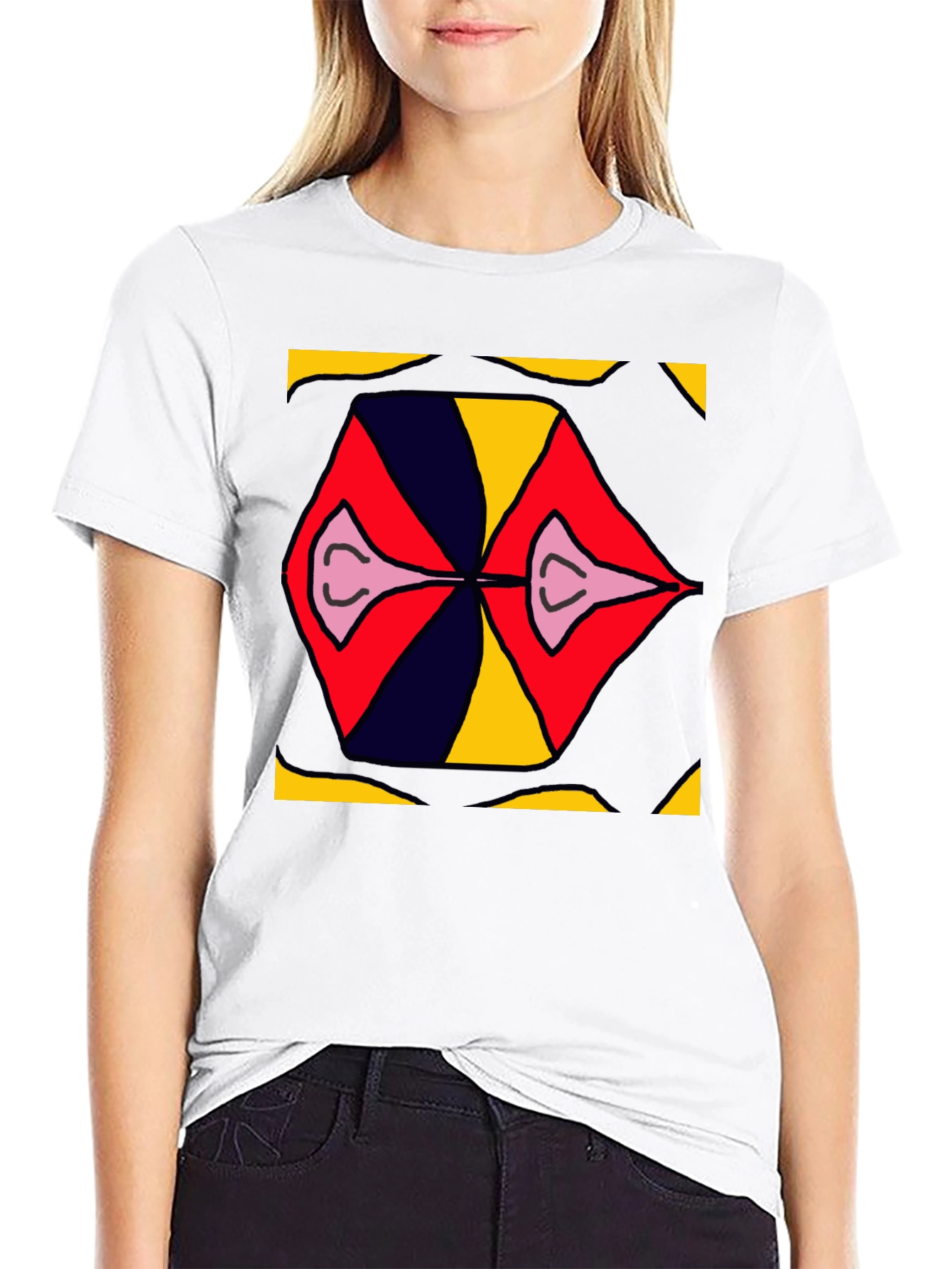 Abstract Graphic Print T-Shirt