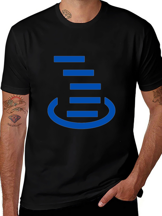 Intel Inspired Graphic T-Shirt - Cool Minimalist Design