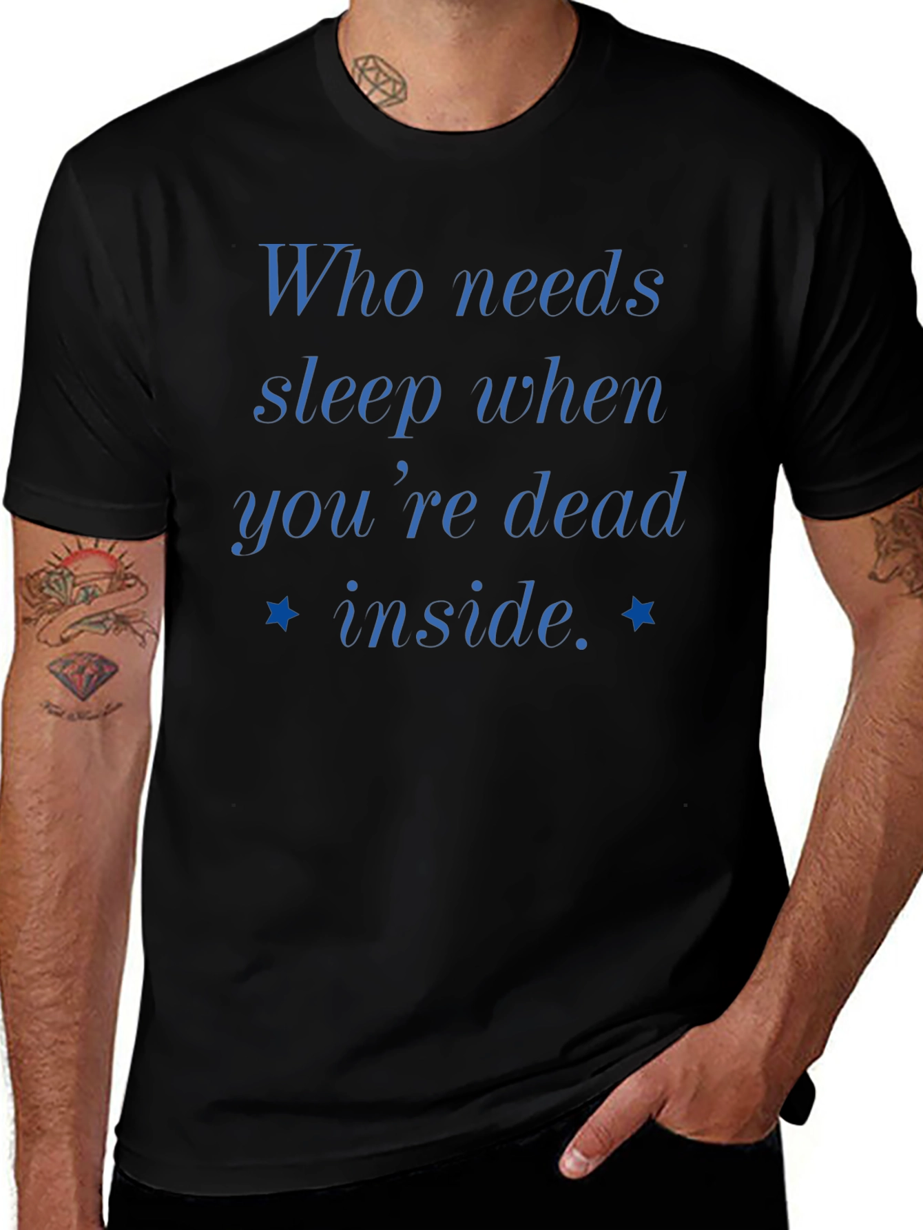 Who Needs Sleep T-Shirt - Funny Slogan Tee