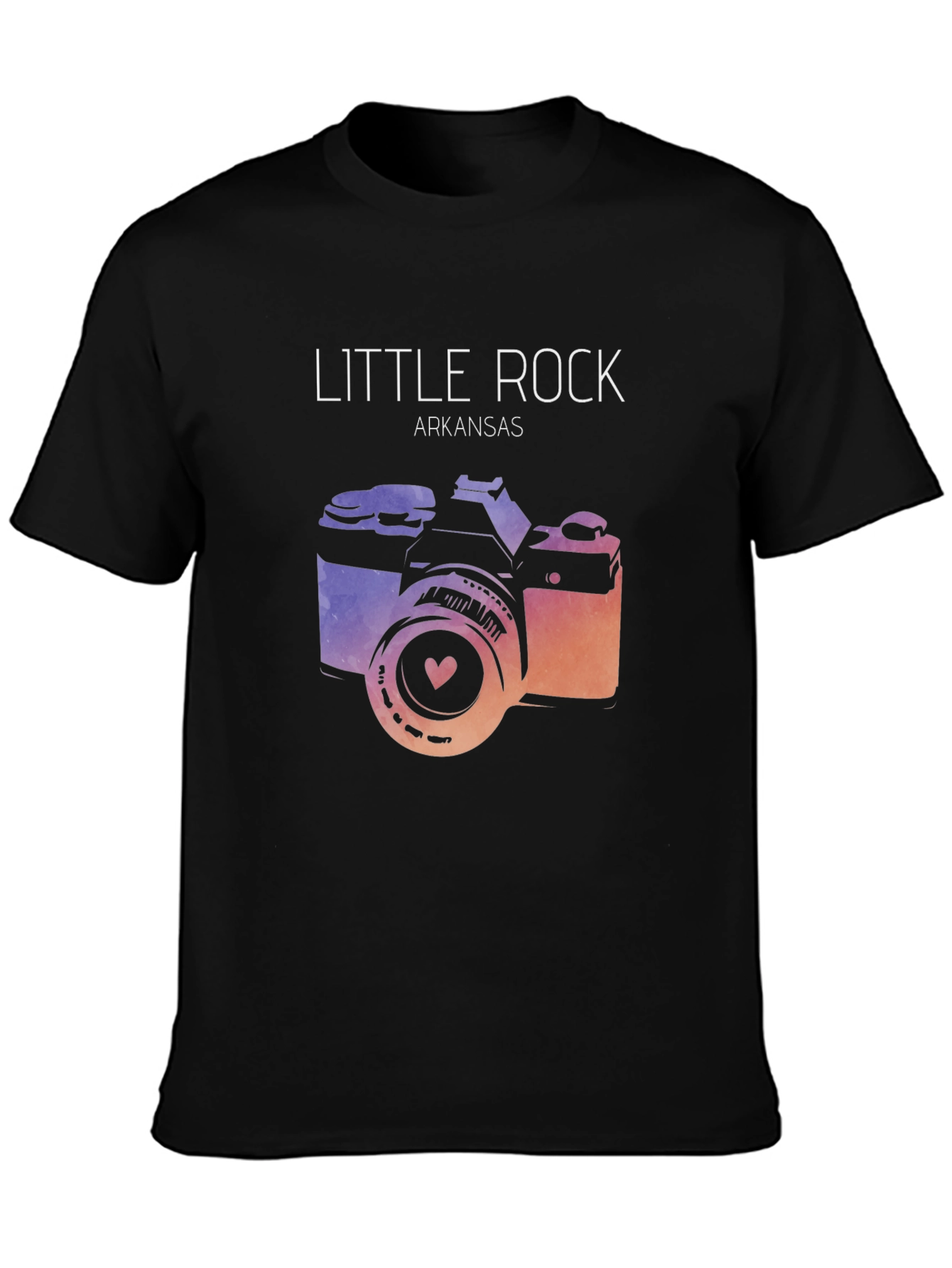 Little Rock Arkansas Camera T-Shirt