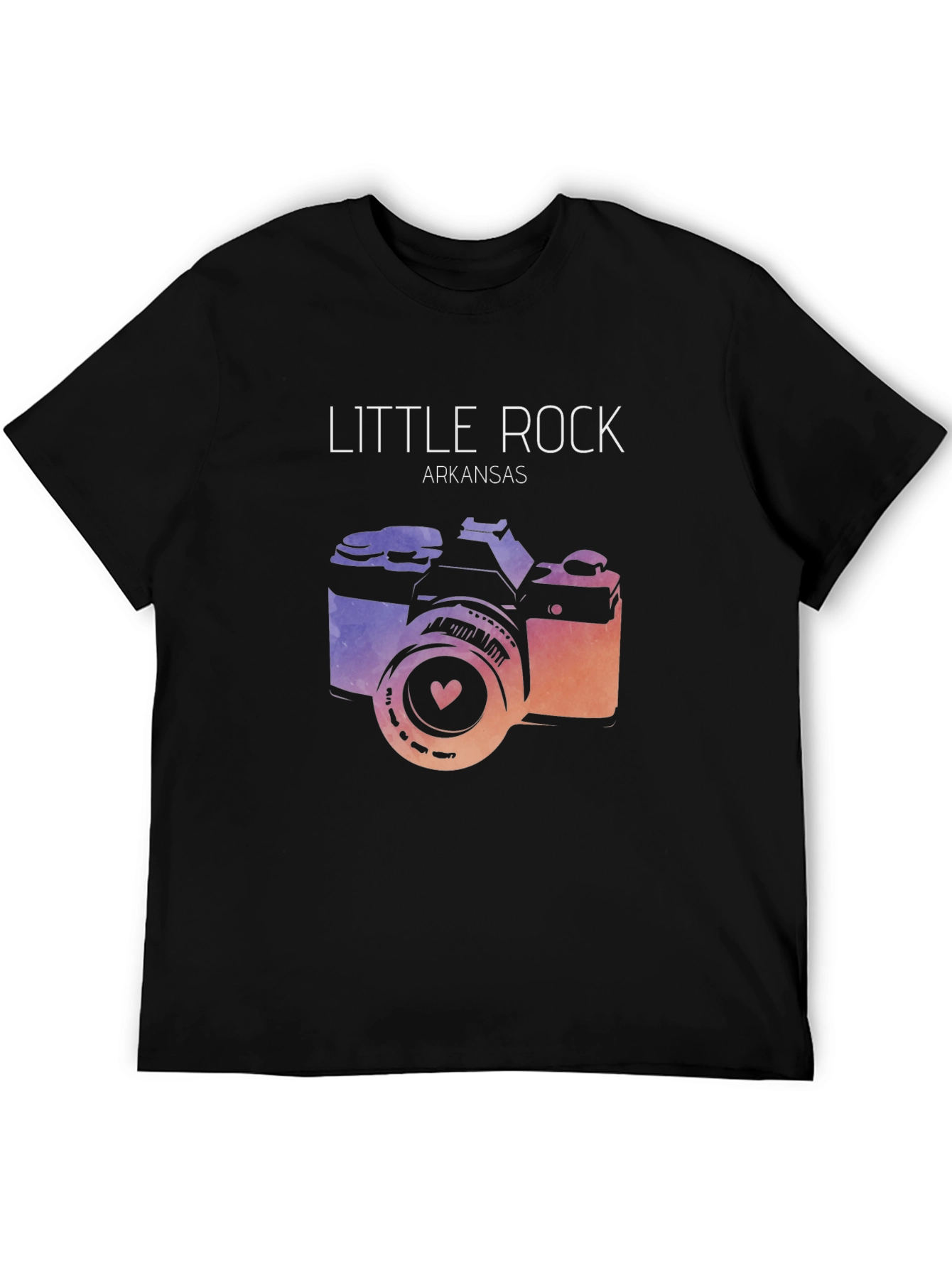 Little Rock Arkansas Camera T-Shirt