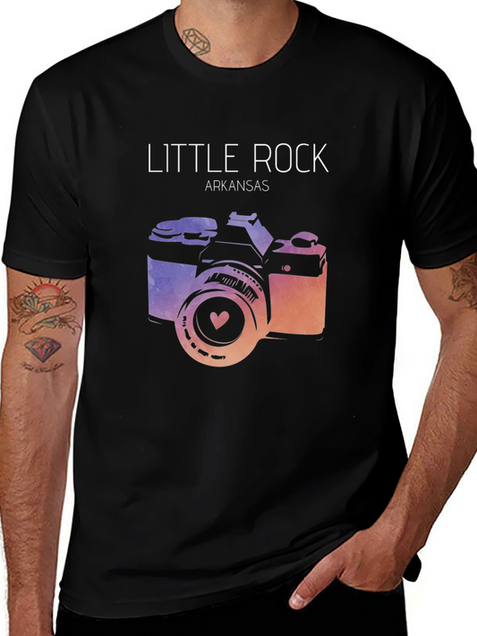 Little Rock Arkansas Camera T-Shirt