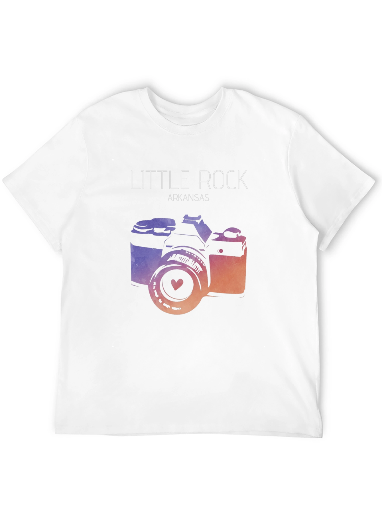 Little Rock Arkansas Camera T-Shirt