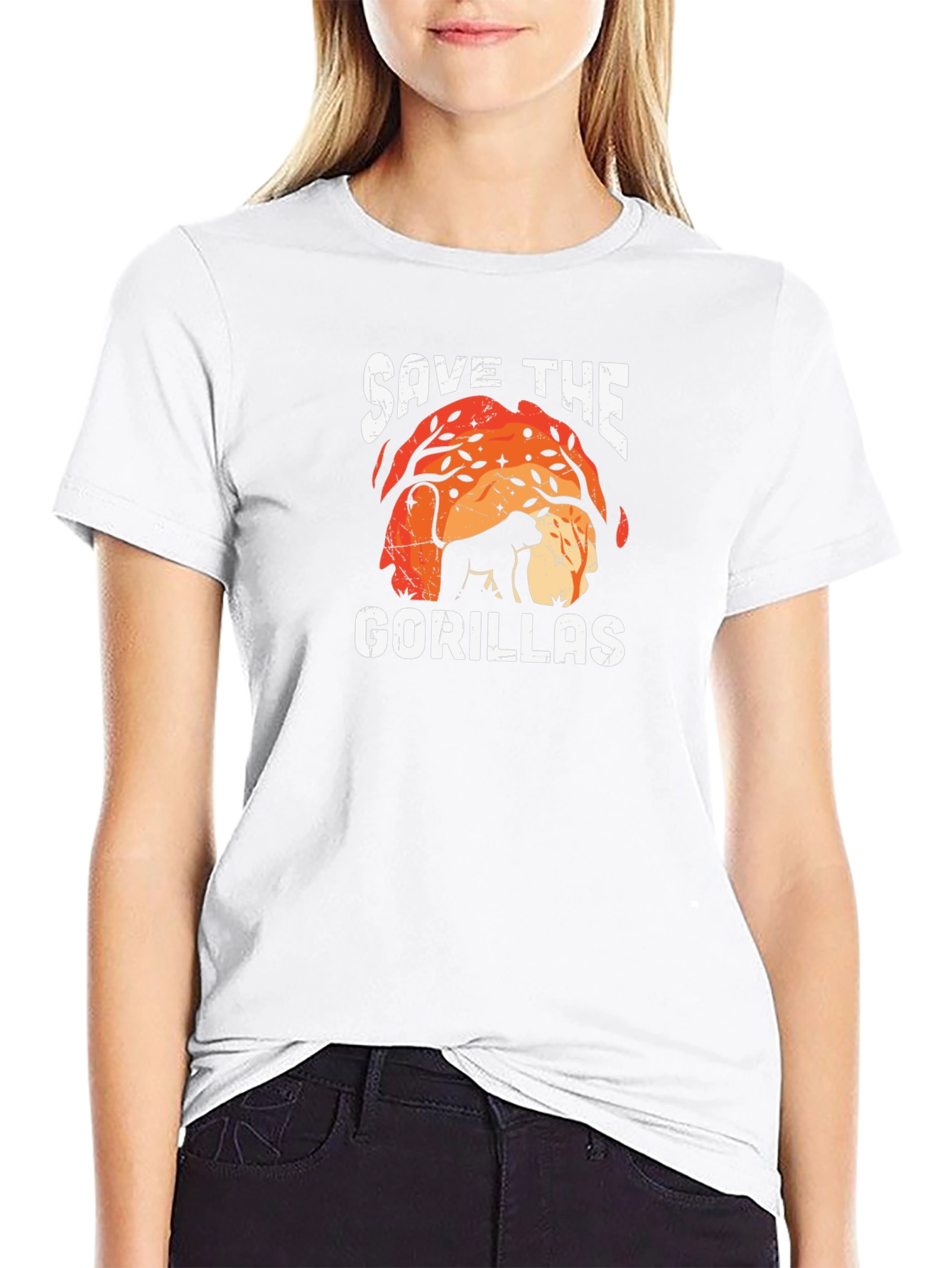 Save the Gorillas T-Shirt - Wildlife Conservation Tee