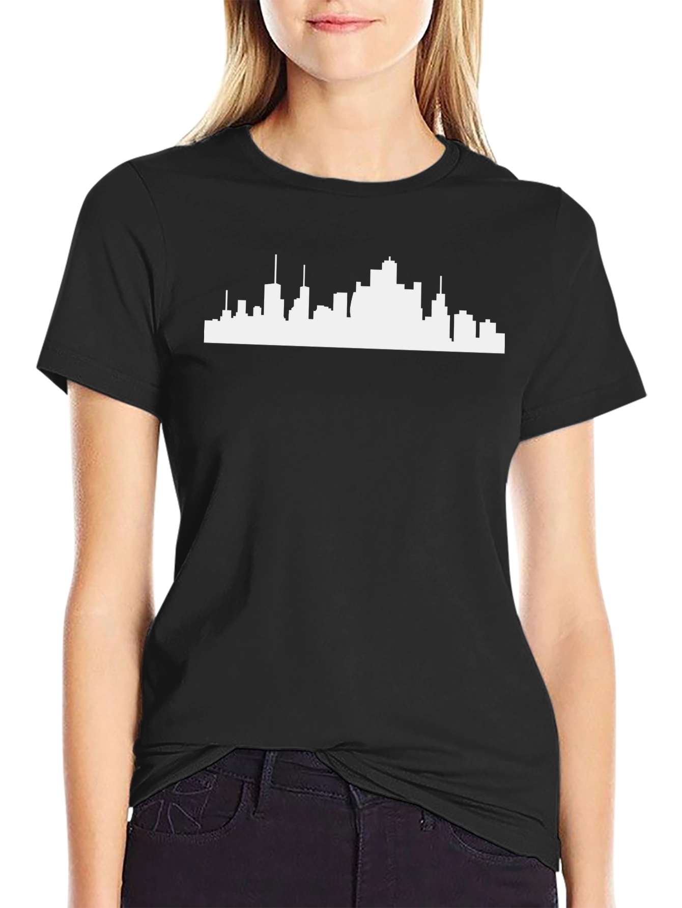 Cityscape Graphic Tee - Modern Urban Design