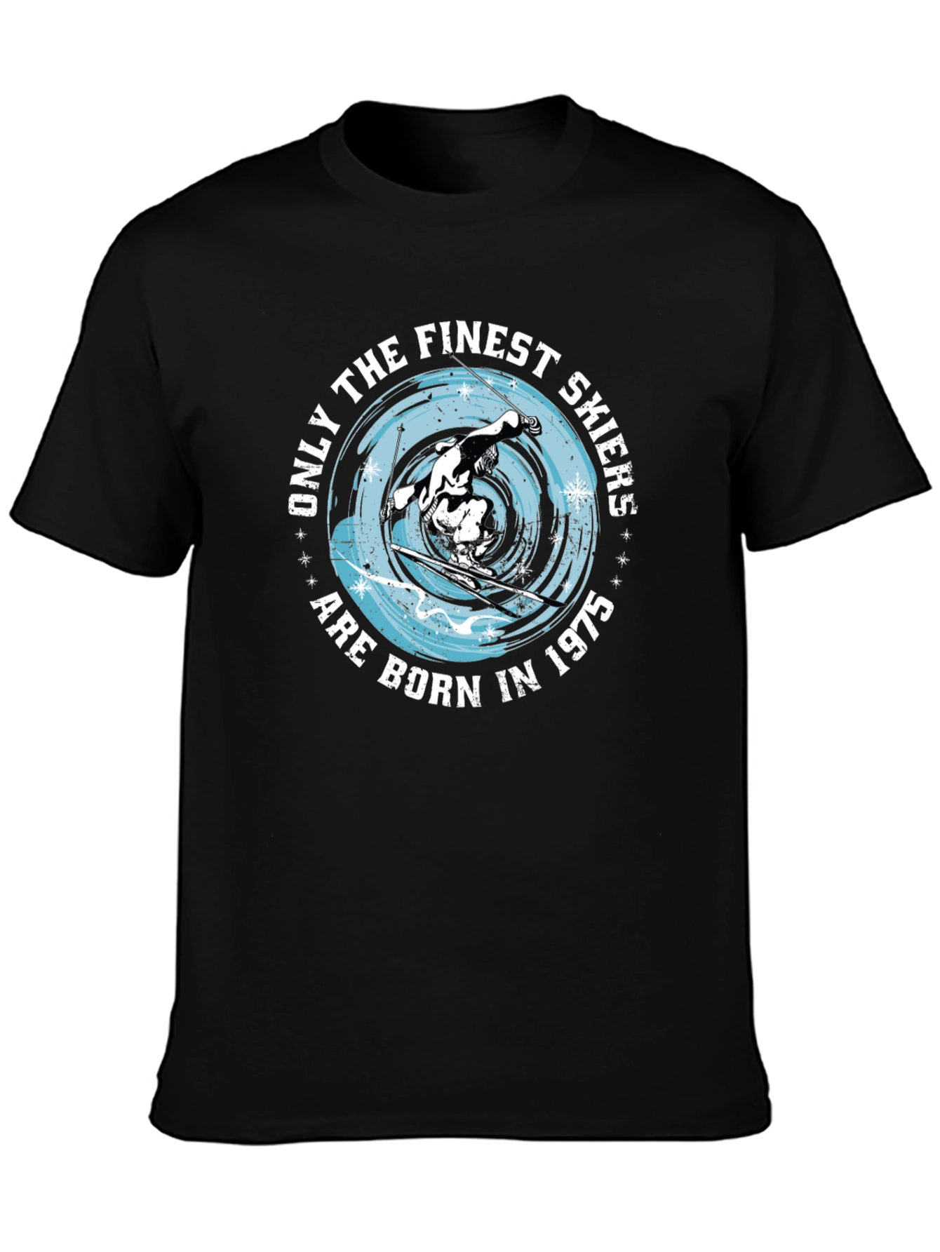Finest Skiers Born in 1975 Graphic T-Shirt
