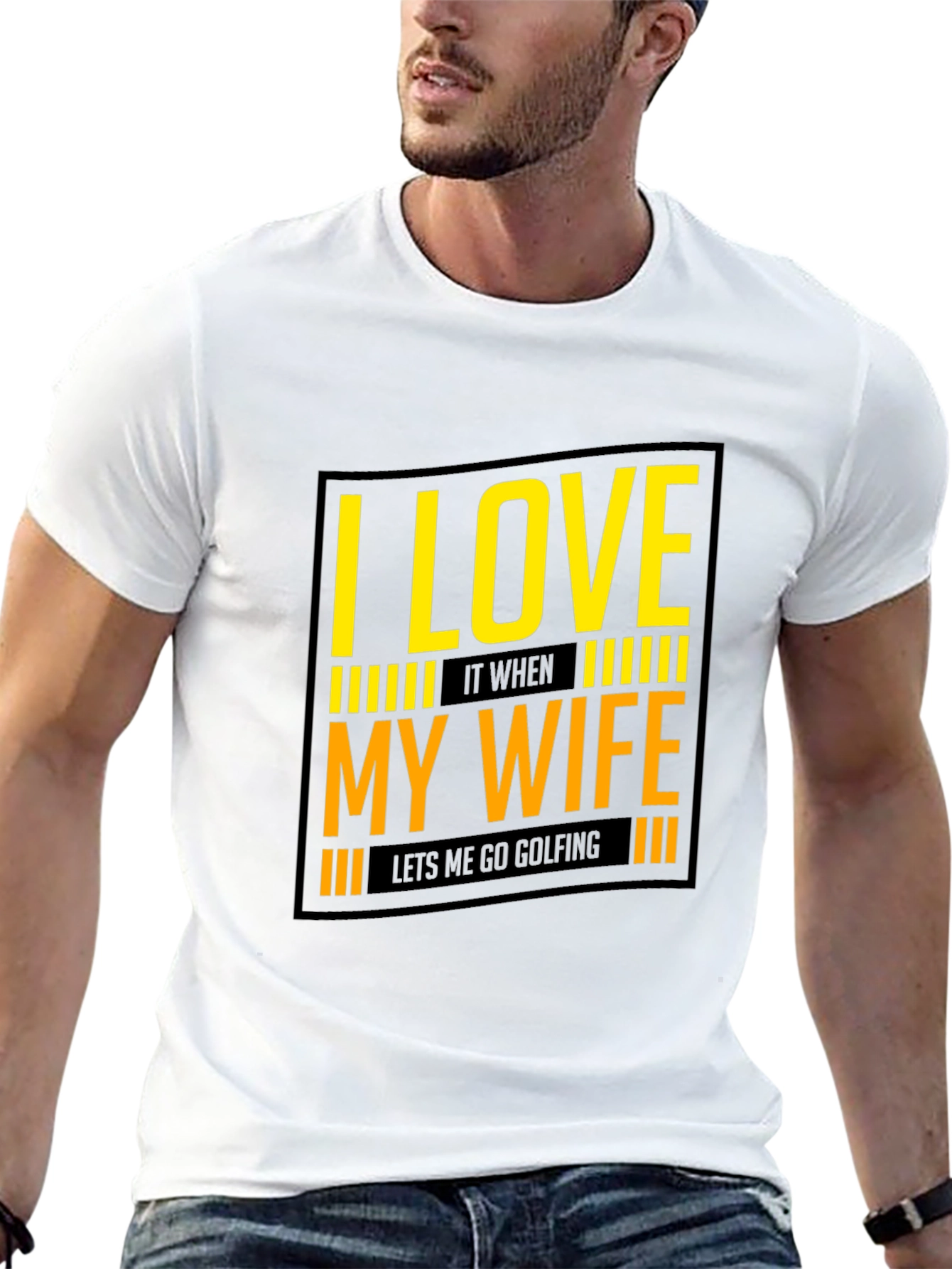 I Love My Wife Golfing T-Shirt