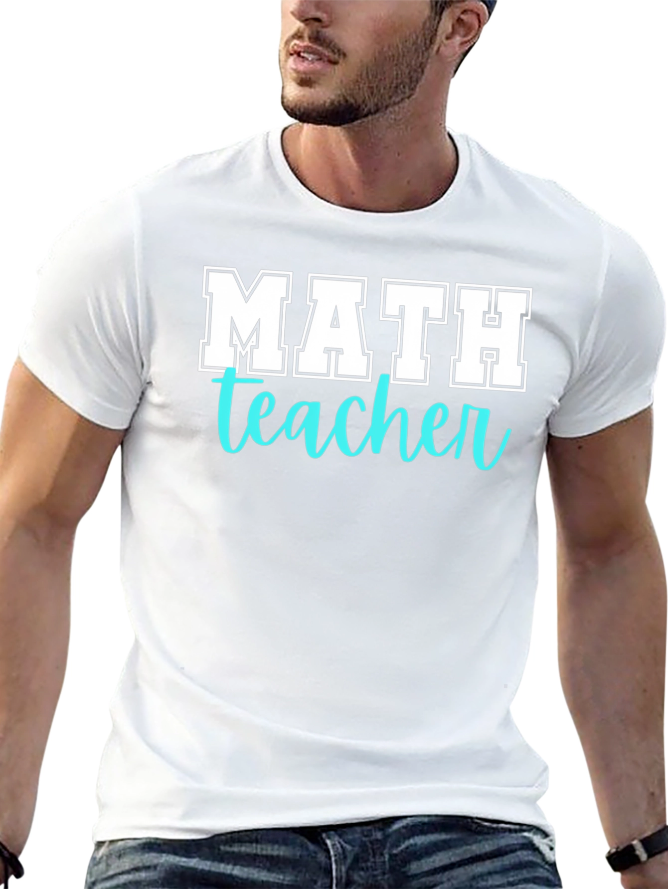 Math Teacher T-Shirt - Black