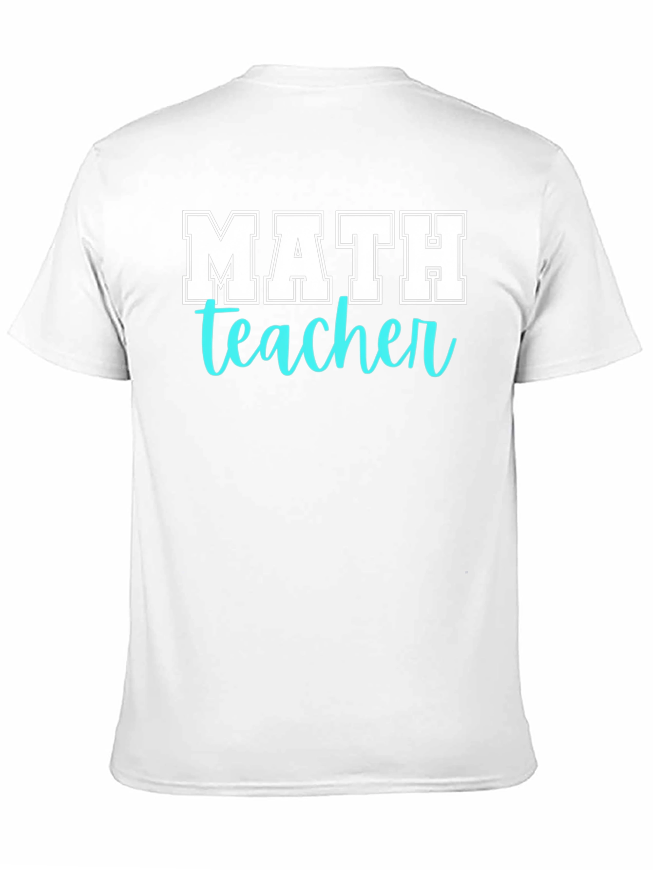 Math Teacher T-Shirt - Black