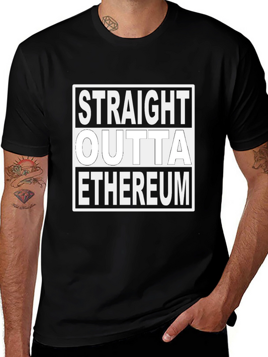 Straight Outta Ethereum Black Tee