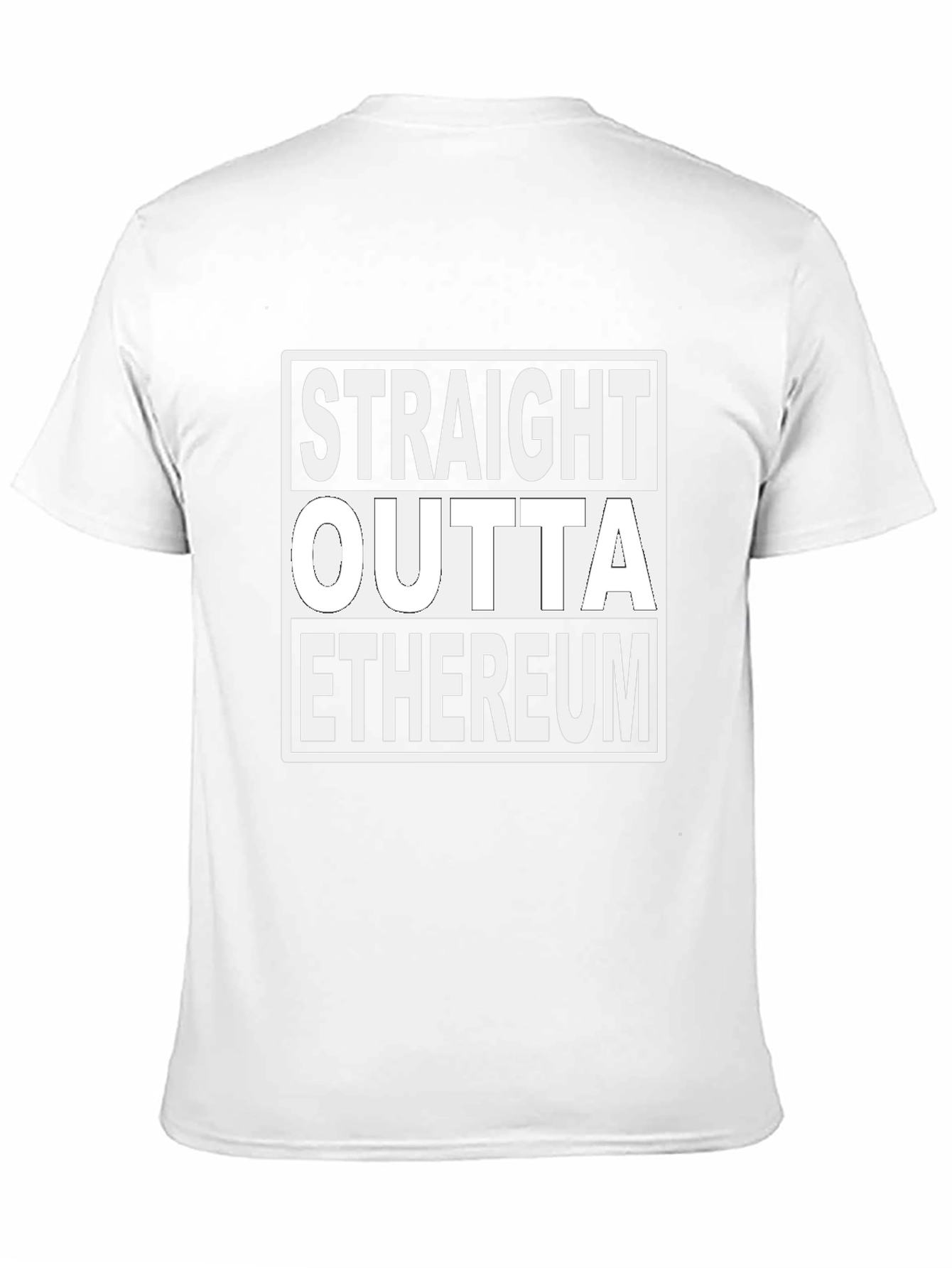 Straight Outta Ethereum Black Tee