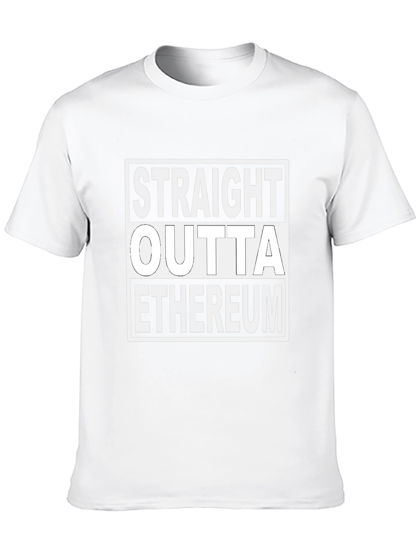 Straight Outta Ethereum Black Tee