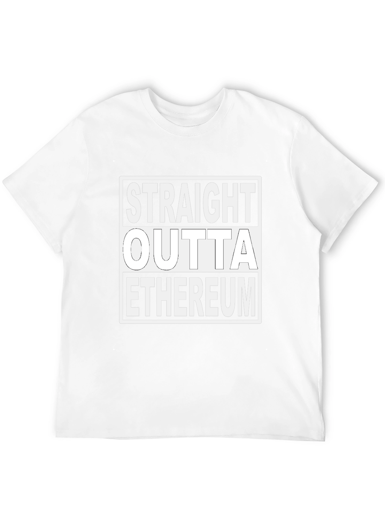 Straight Outta Ethereum Black Tee
