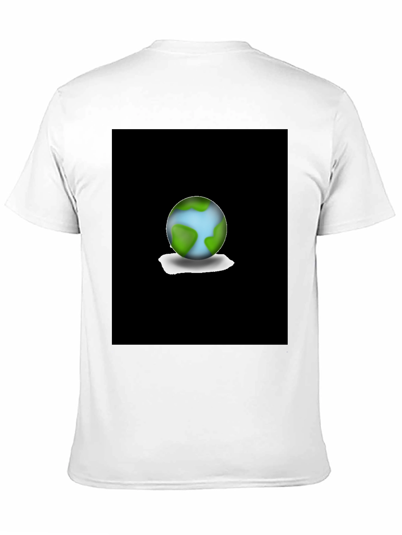 Earth Graphic Black T-Shirt - Eco-Friendly Fashion