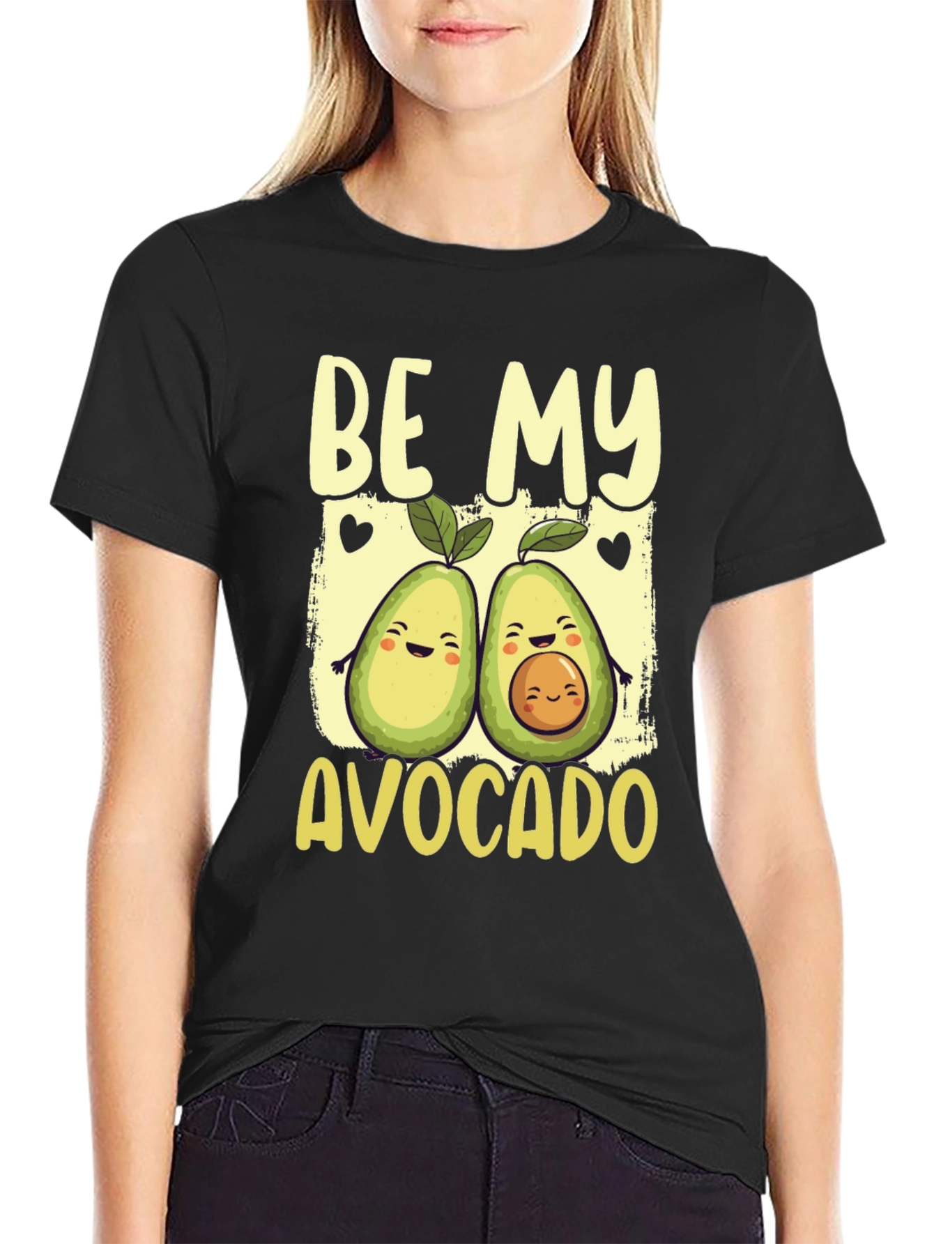 Be My Avocado Graphic Tee - Cute Couple Shirt