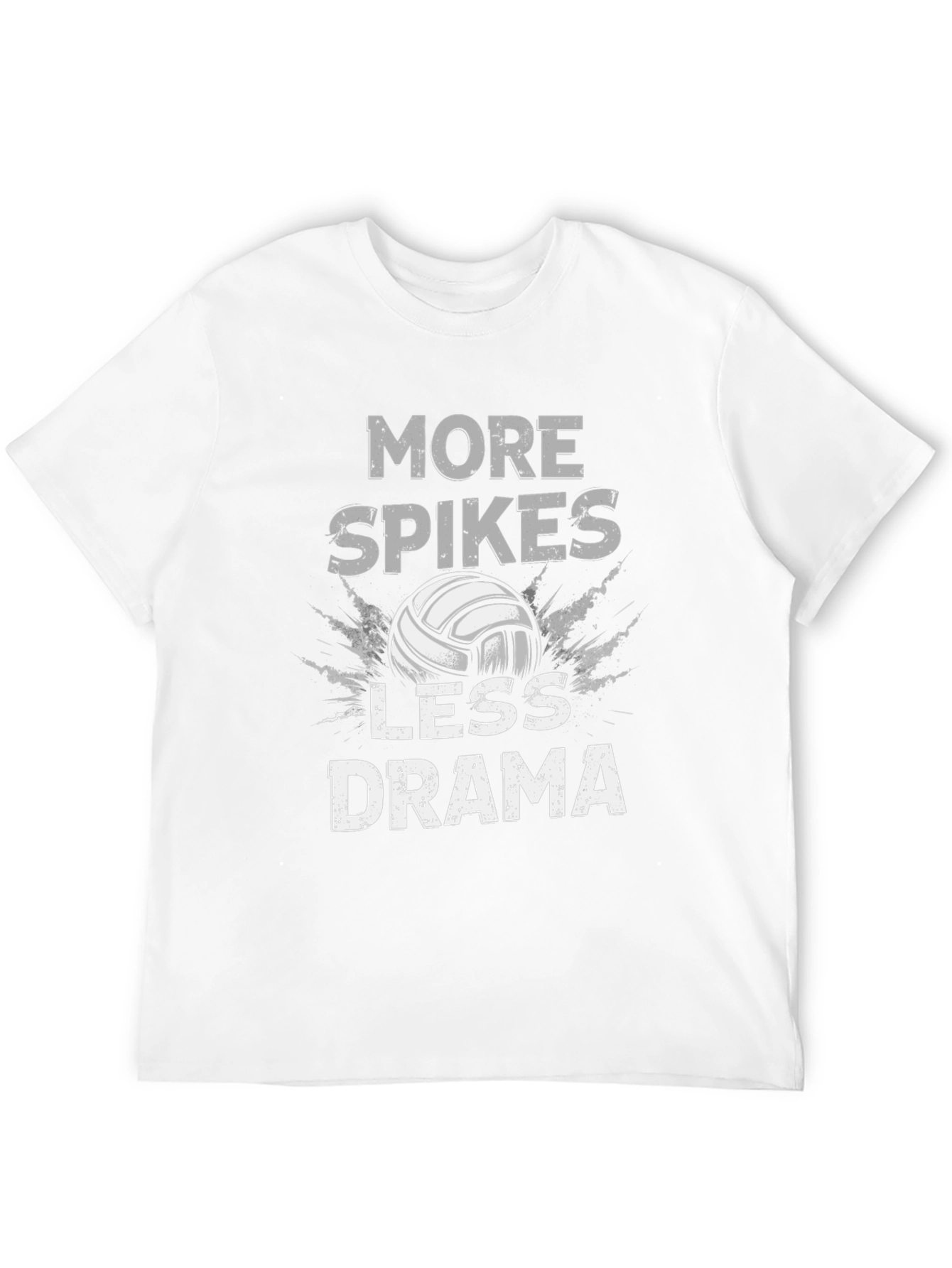 More Spikes Less Drama Volleyball T-Shirt
