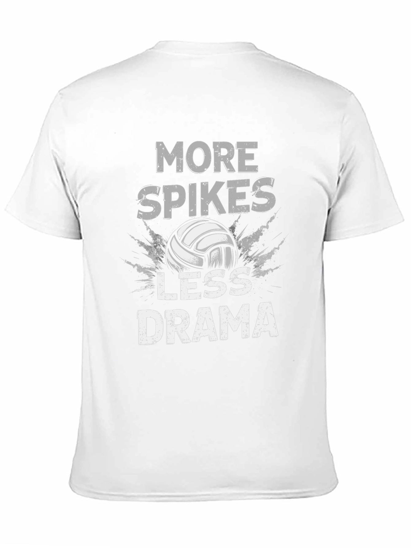 More Spikes Less Drama Volleyball T-Shirt