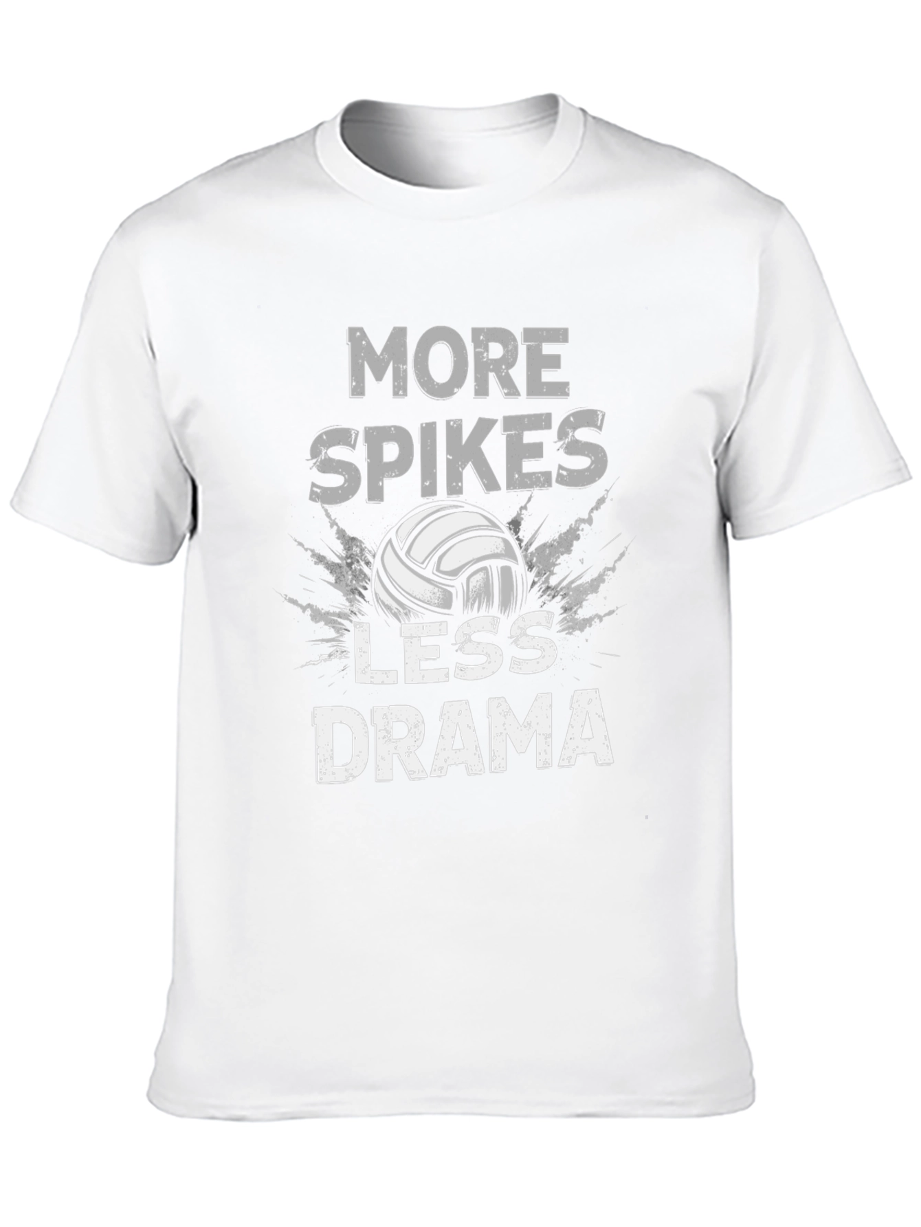 More Spikes Less Drama Volleyball T-Shirt