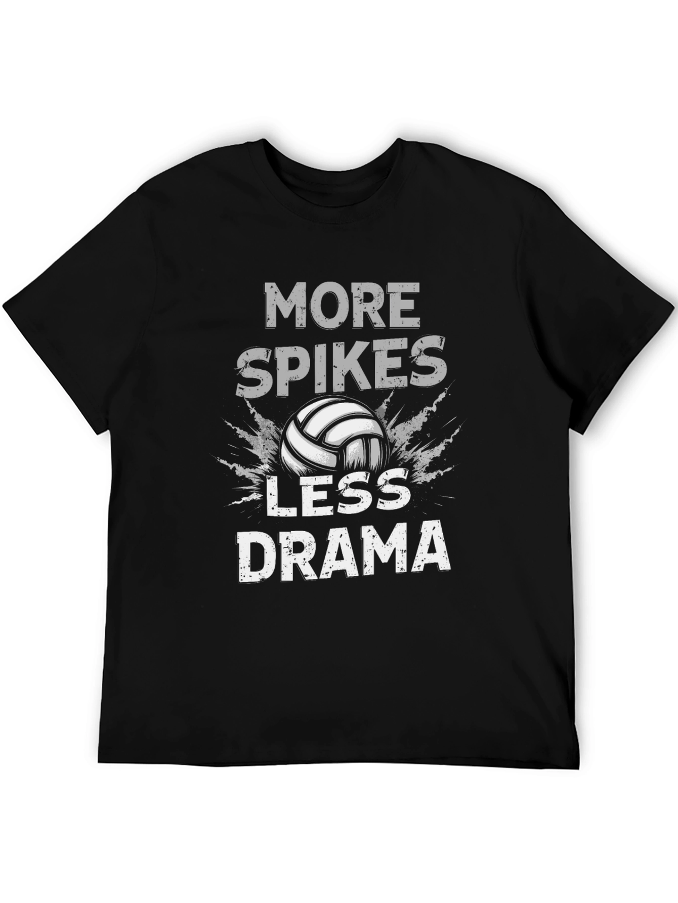 More Spikes Less Drama Volleyball T-Shirt