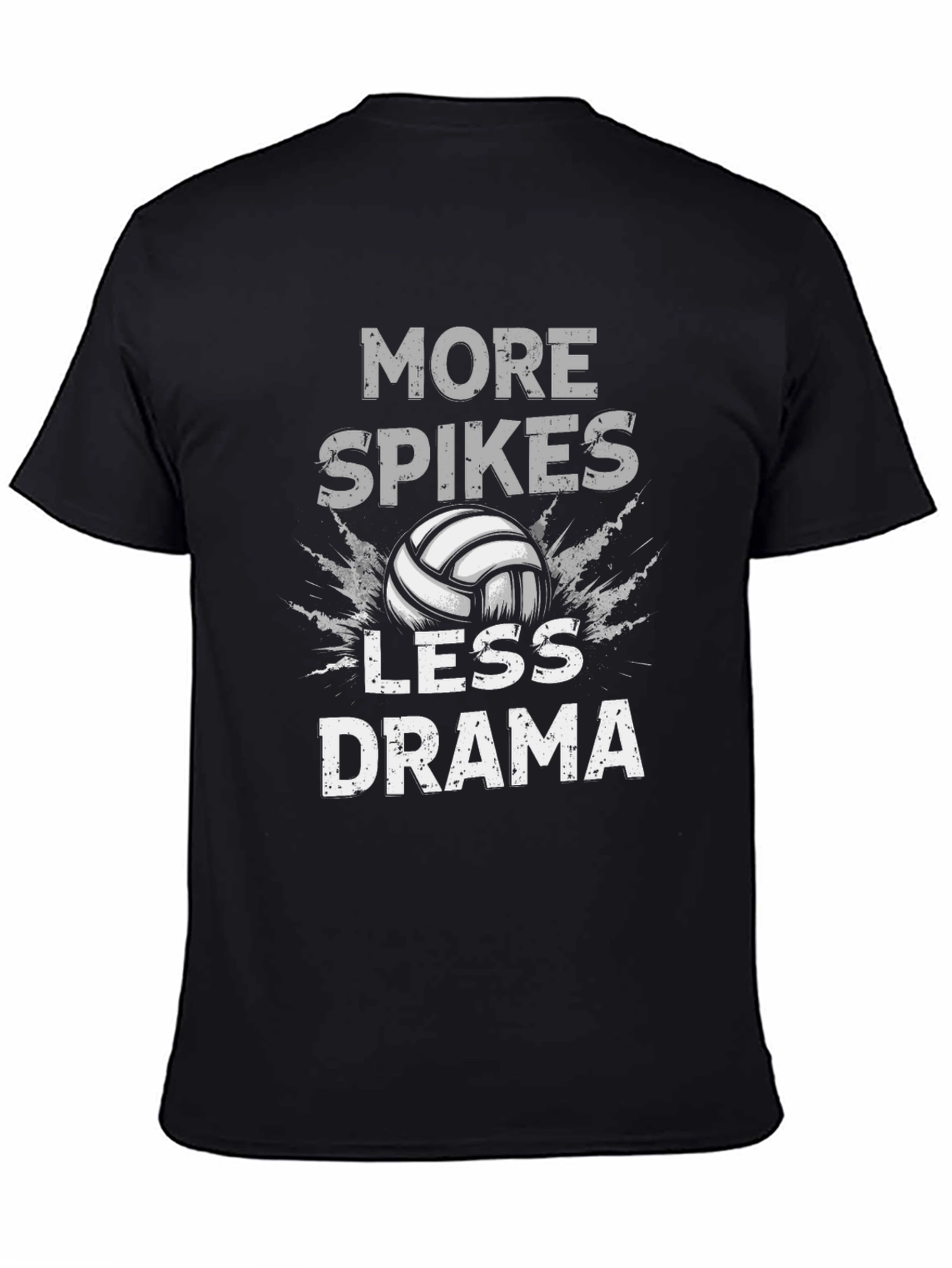 More Spikes Less Drama Volleyball T-Shirt